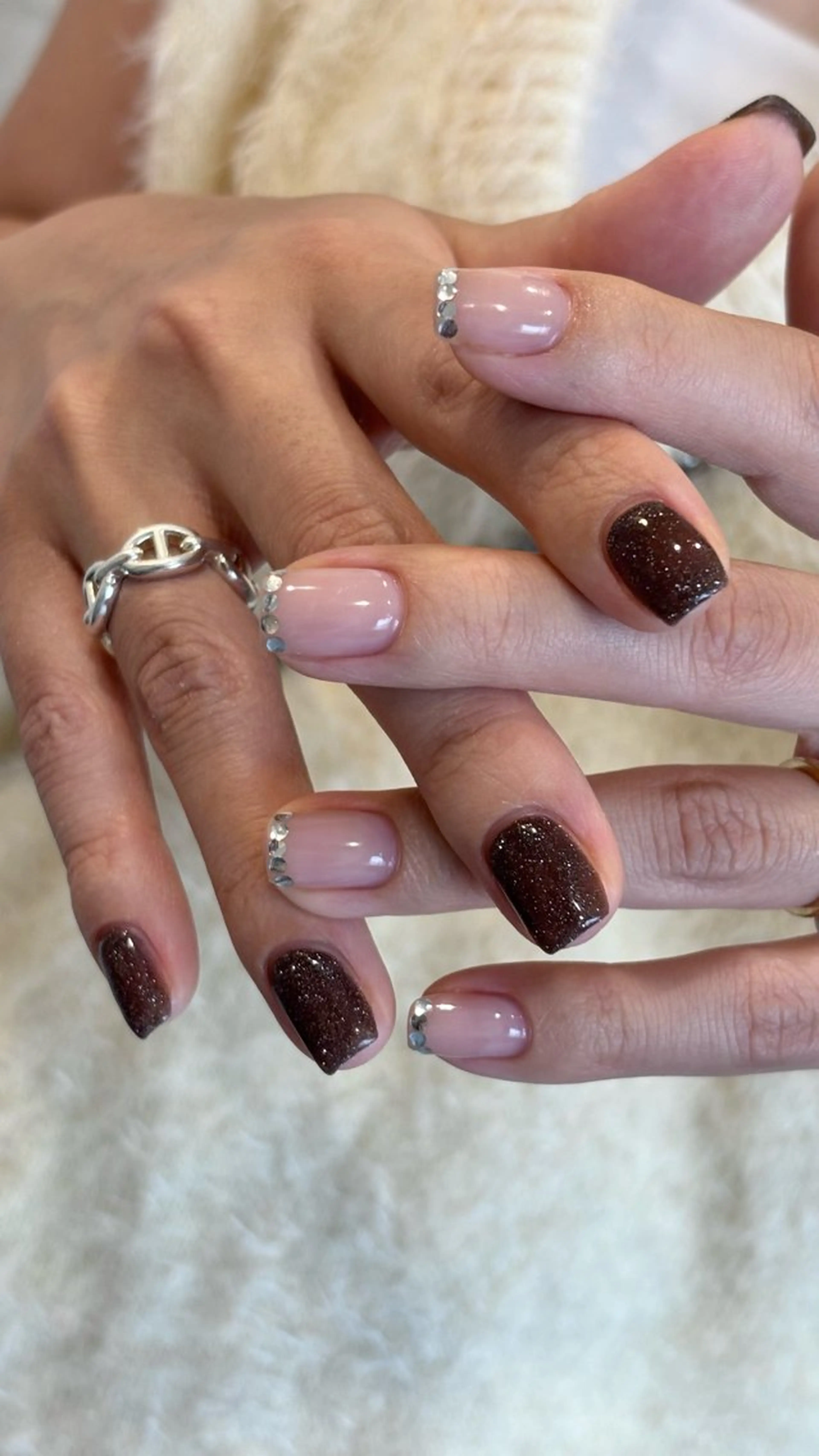 ネイル フラッシュネイル ホログラムネイル ハンドネイル Umi Nail salon所属・Umi Nail /Akariのネイルデザイン