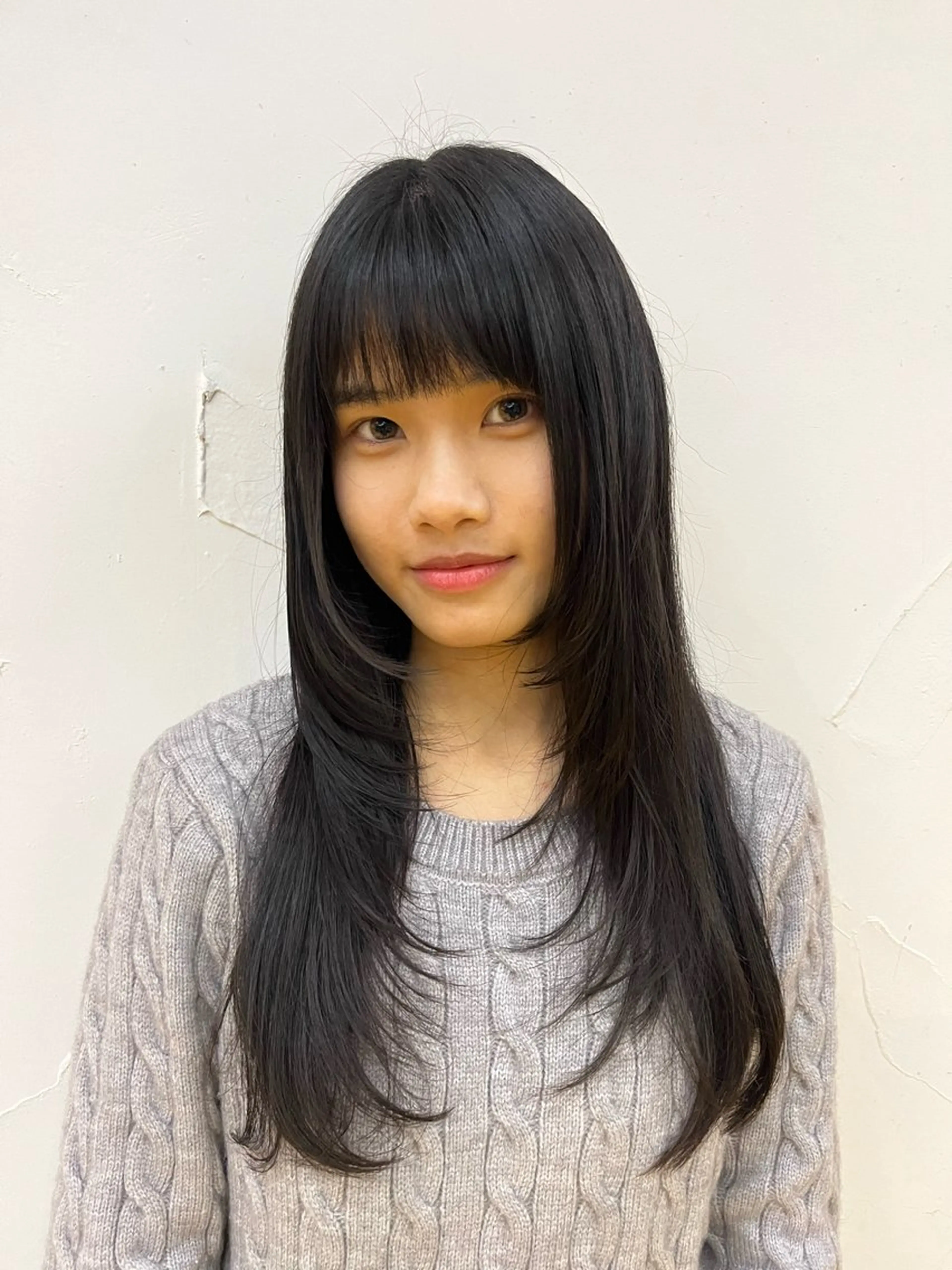ロング レイヤーカット oggi西新所属・矯正/ショート /西新/ゆいのヘアスタイル
