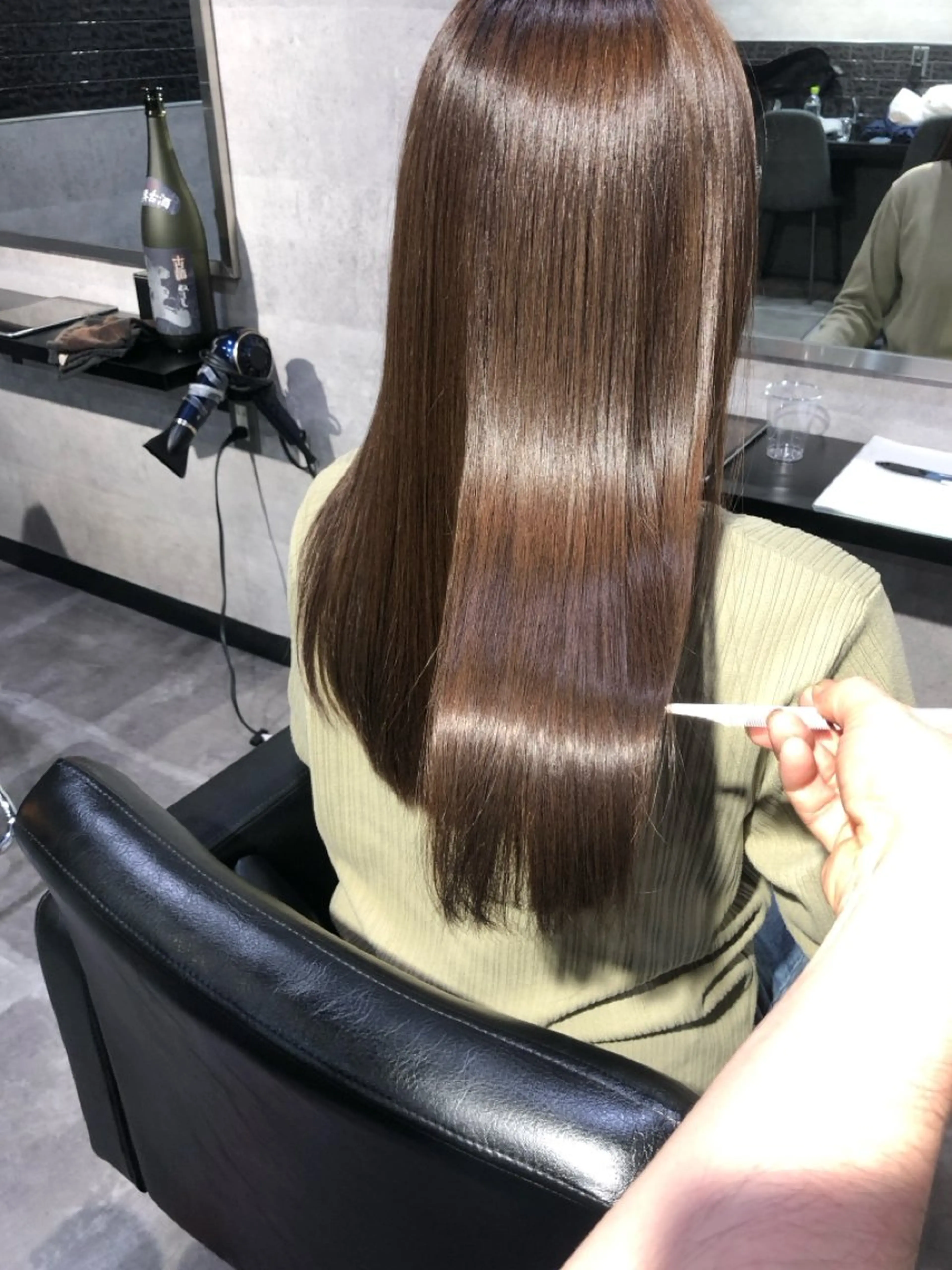 ミディアム カット ヘアカラー トリートメント 普天間 翔太のヘアスタイル