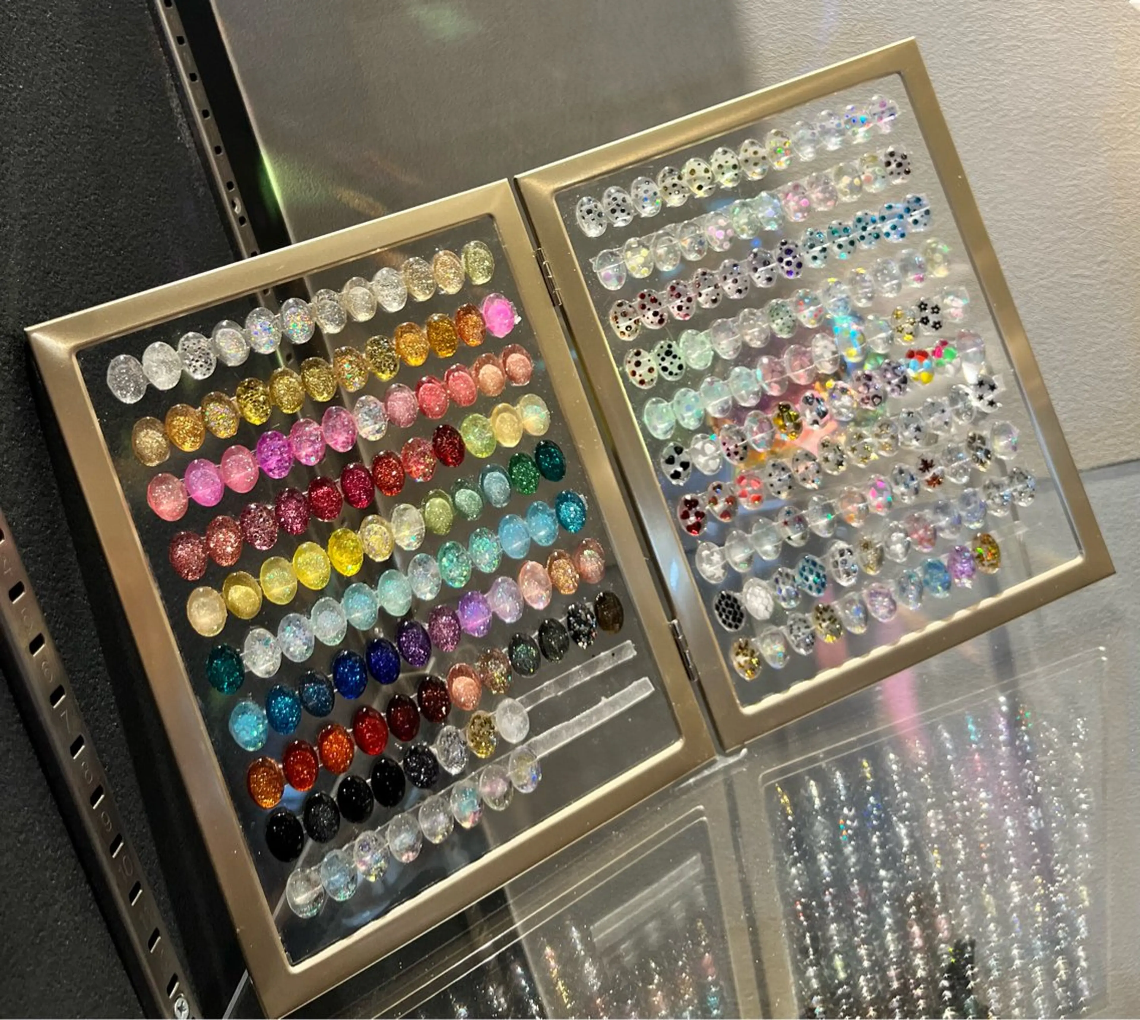 ネイル キラキラネイル ラメ(グリッター) ワンカラーネイル ハンドネイル セプトネイル西大寺店 香取のネイルデザイン