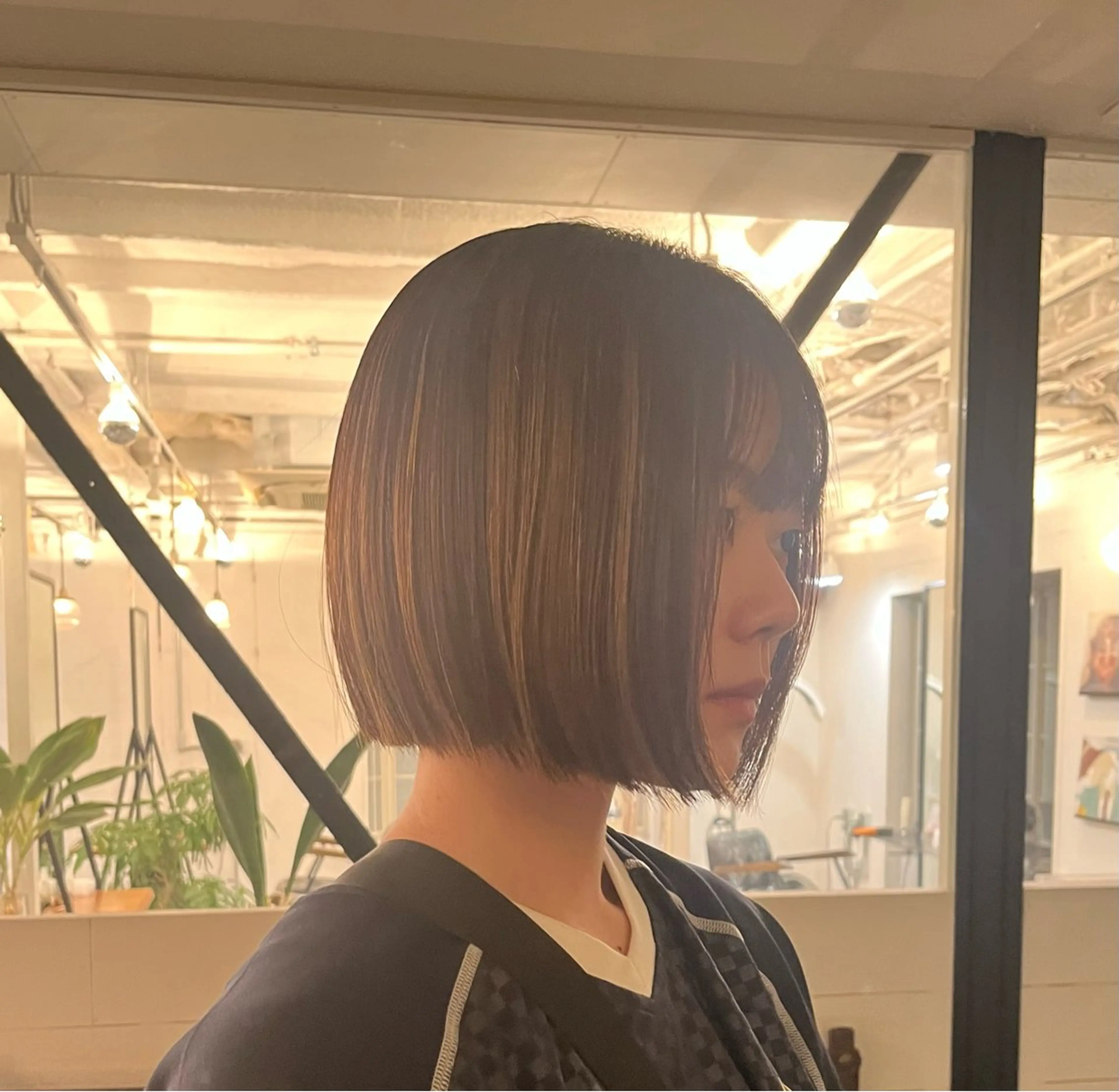 ミディアム ボブ 透け感hair/ ボブ/大世のヘアスタイル