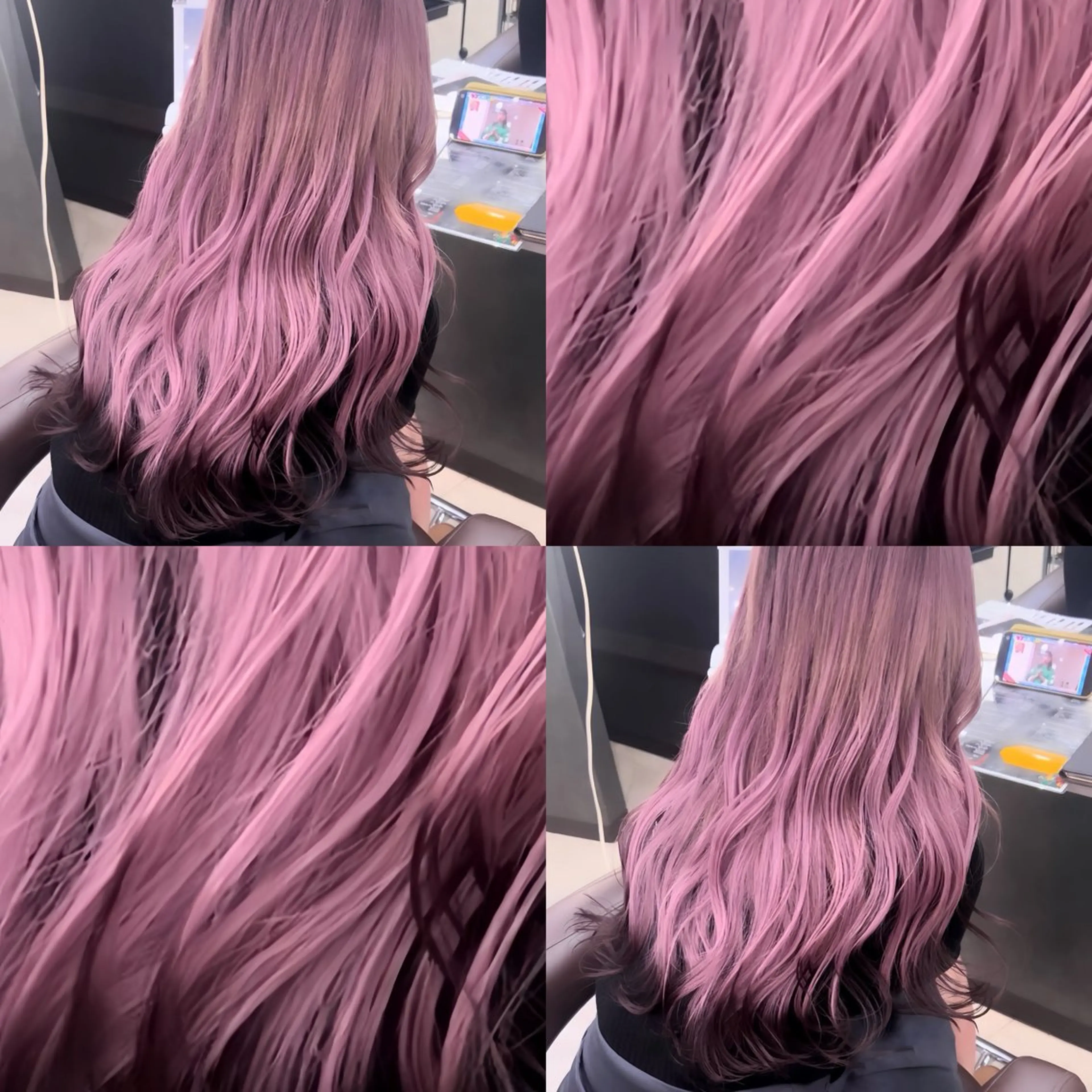 ロング カラー ヘアカラー DESIGNSALON LIA所属・問屋町のブリーチデザ イン屋さん🌈ゆうまのヘアスタイル