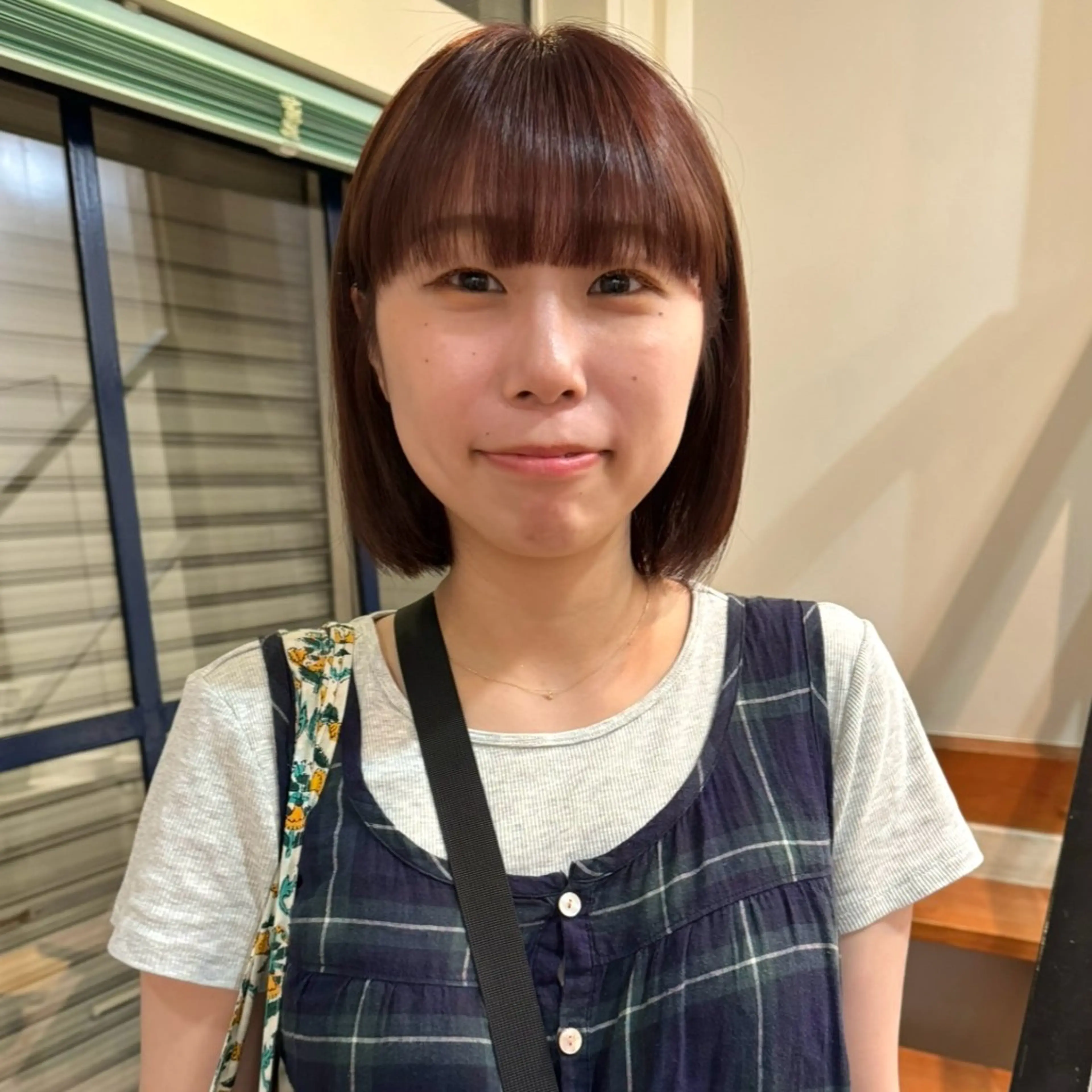 ミディアム カラー カット ヘアカラー トリートメント Lilu しずくのヘアスタイル