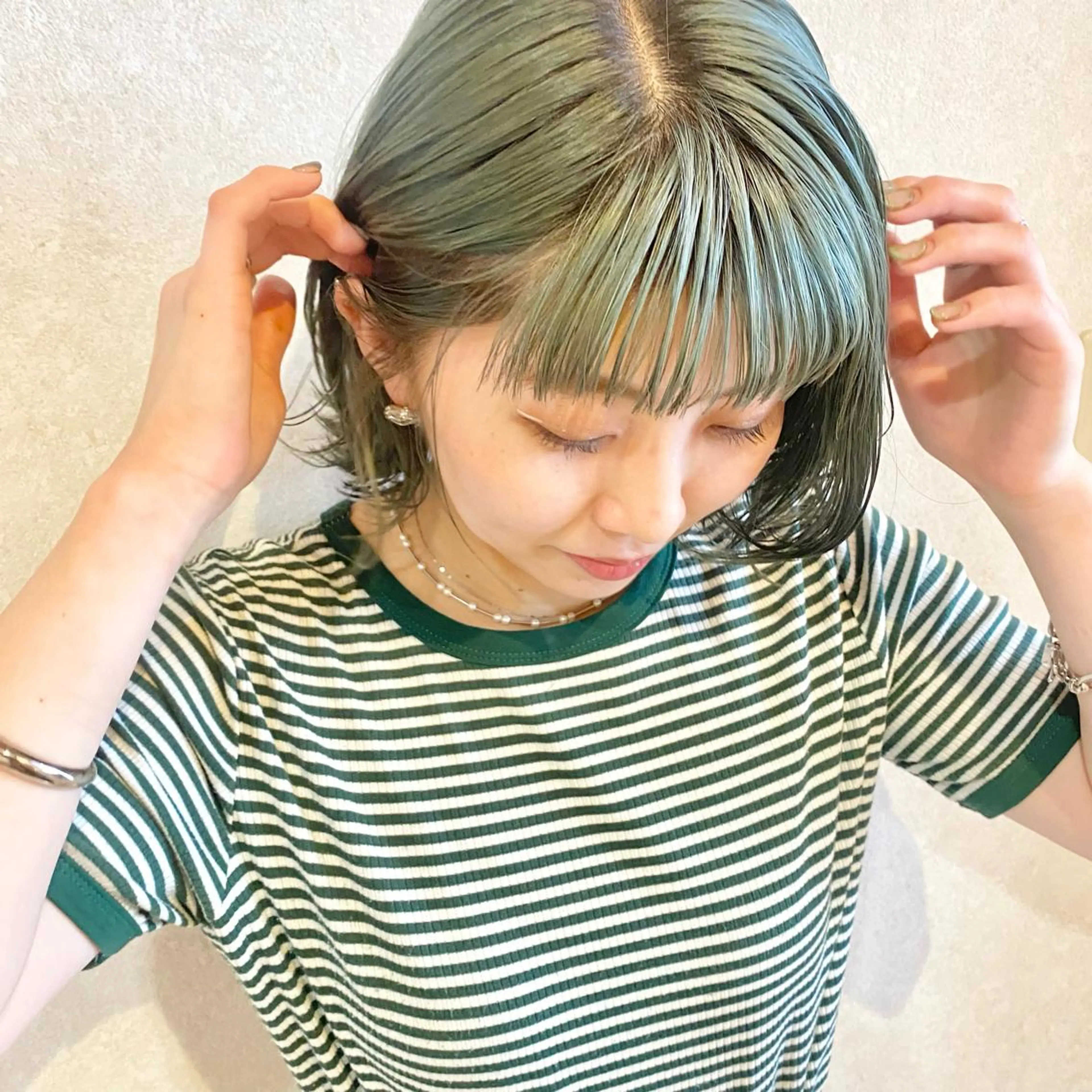 ショート カラー ヘアアレンジ ume所属・ひなの .のその他イメージ