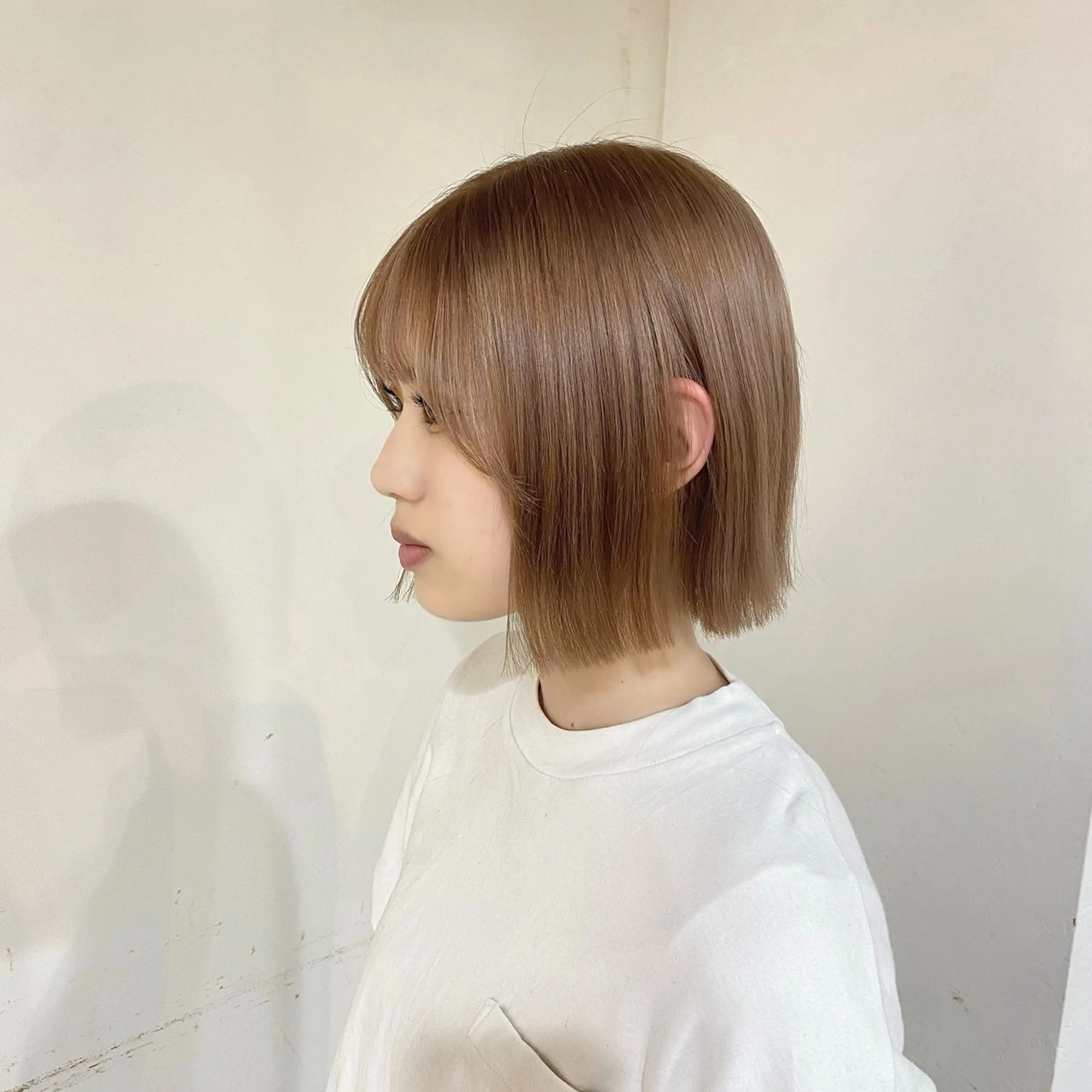 ショート カラー ヘアカラー トリートメント 韓国ヘア/ボブ ♡̴ kayaのヘアスタイル