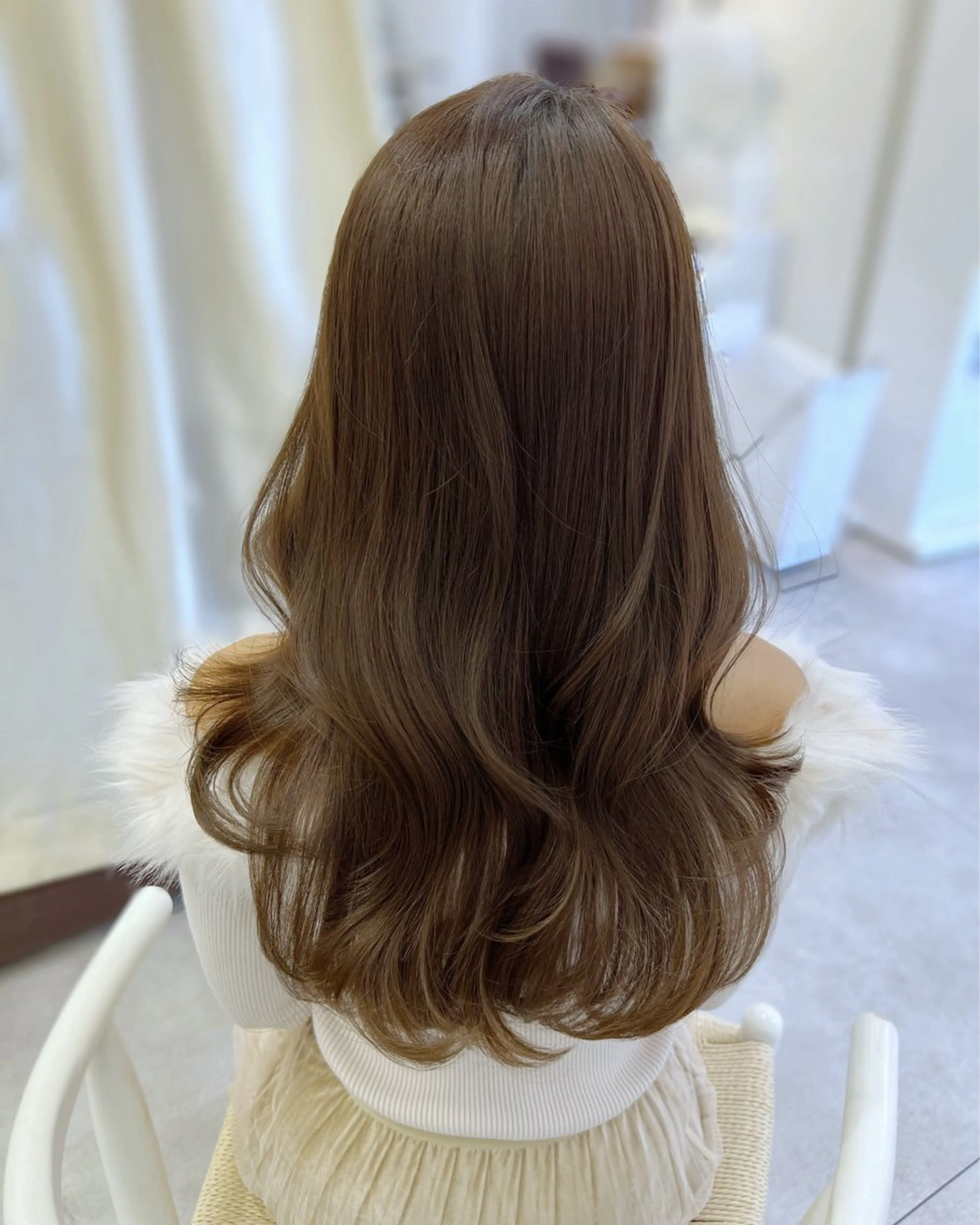 ロング カラー カット トリートメント 韓国ヘア×髪質改善 /yoshikaのヘアスタイル