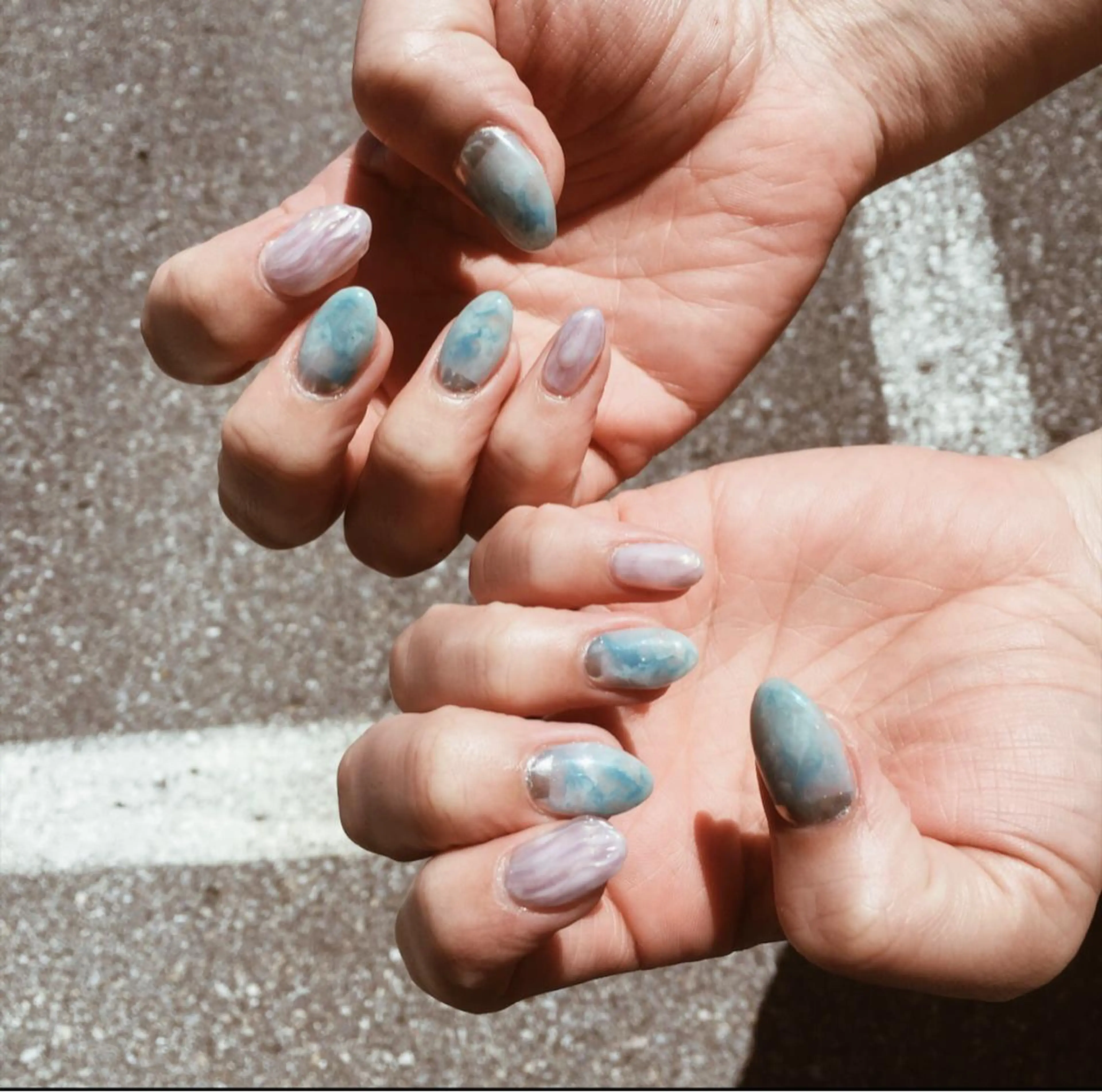 ネイル ニュアンスネイル 夏ネイル leaaloha　byBROWN HAIR所属・レアアロハ宇都宮 /ネイル.脱毛のネイルデザイン
