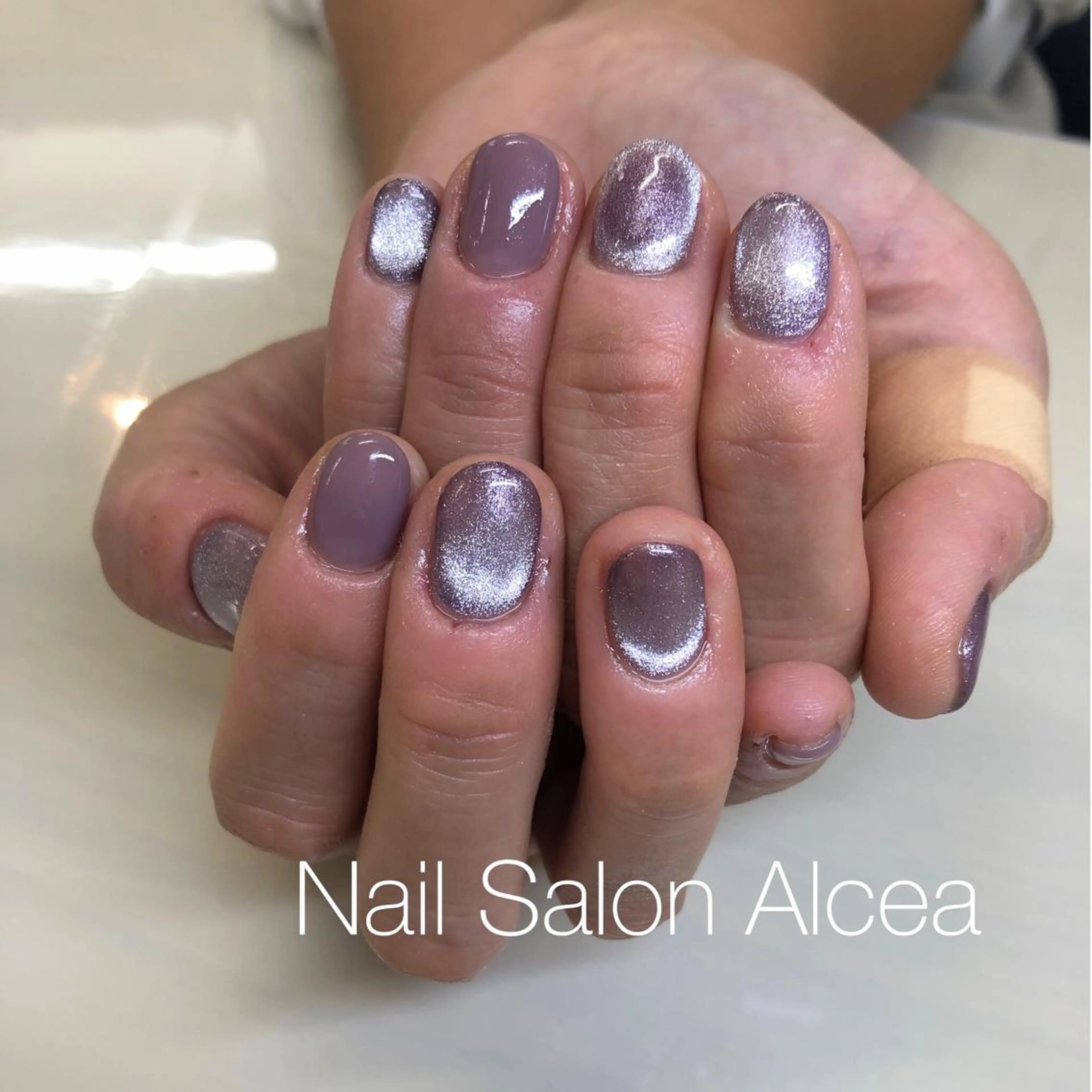 ネイル パープル CHILO 木村のネイルデザイン