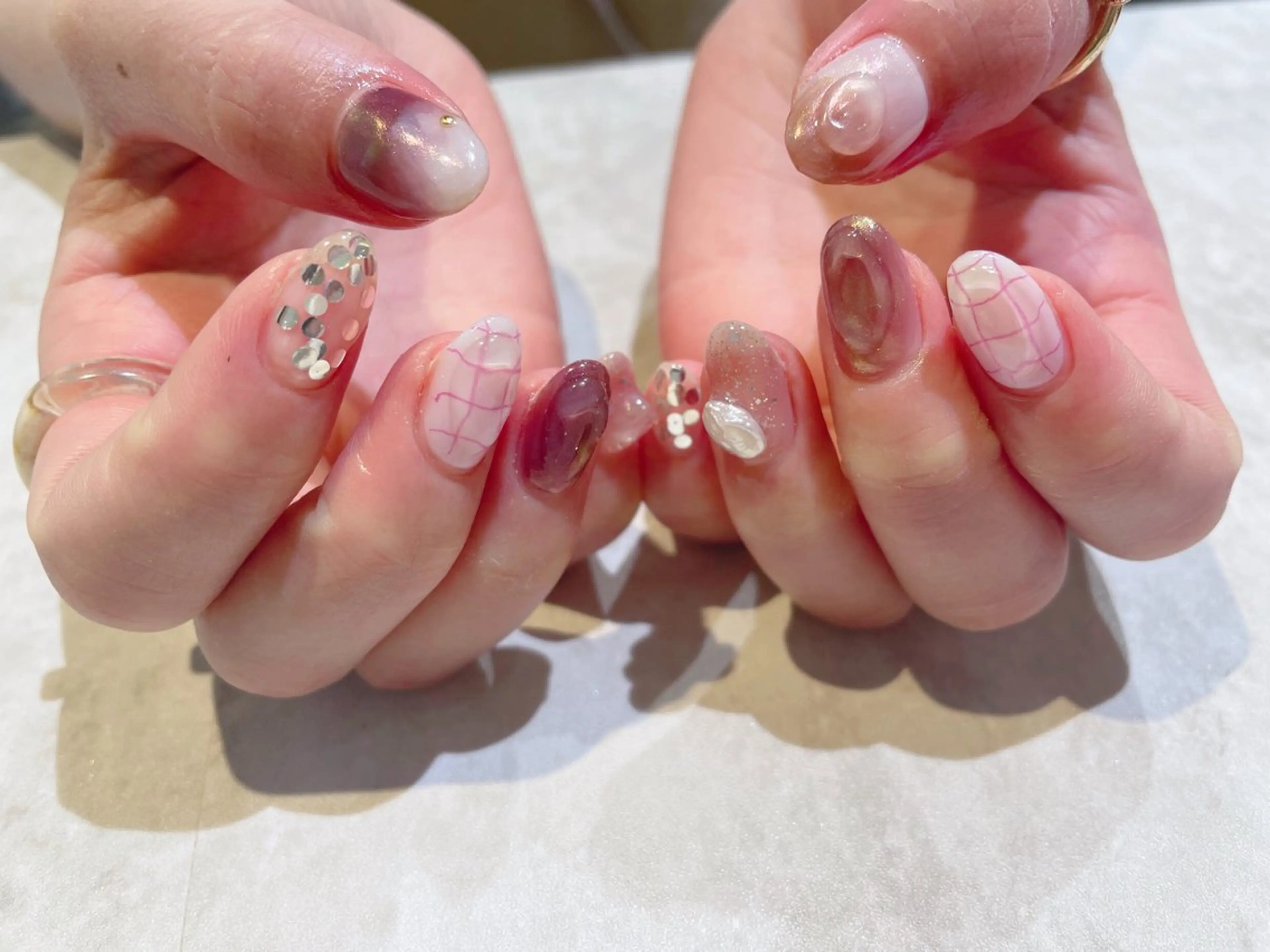 ネイル 舞田 苑香のネイルデザイン
