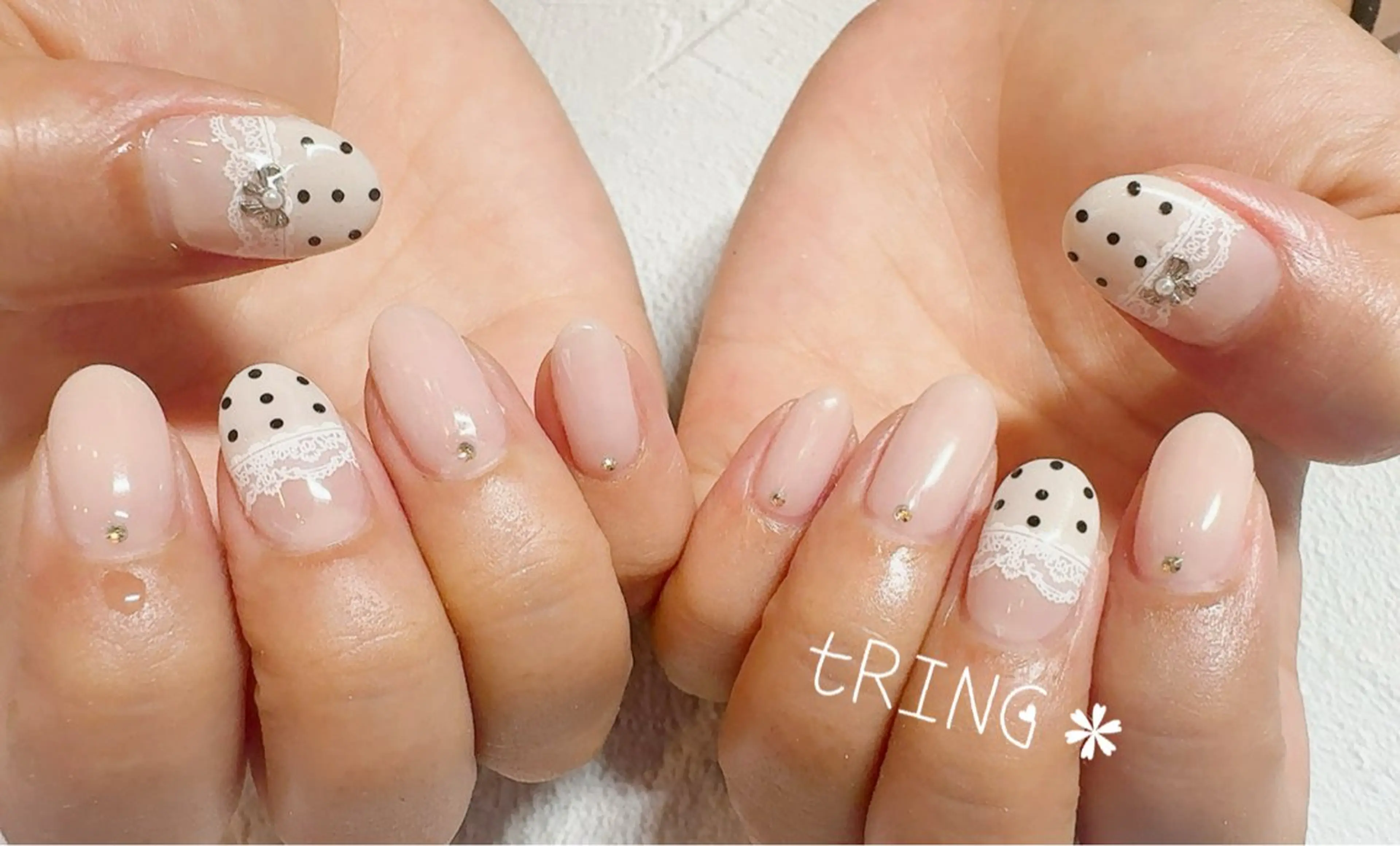ネイル ハンドネイル tRING＊ しいの木台のネイルデザイン