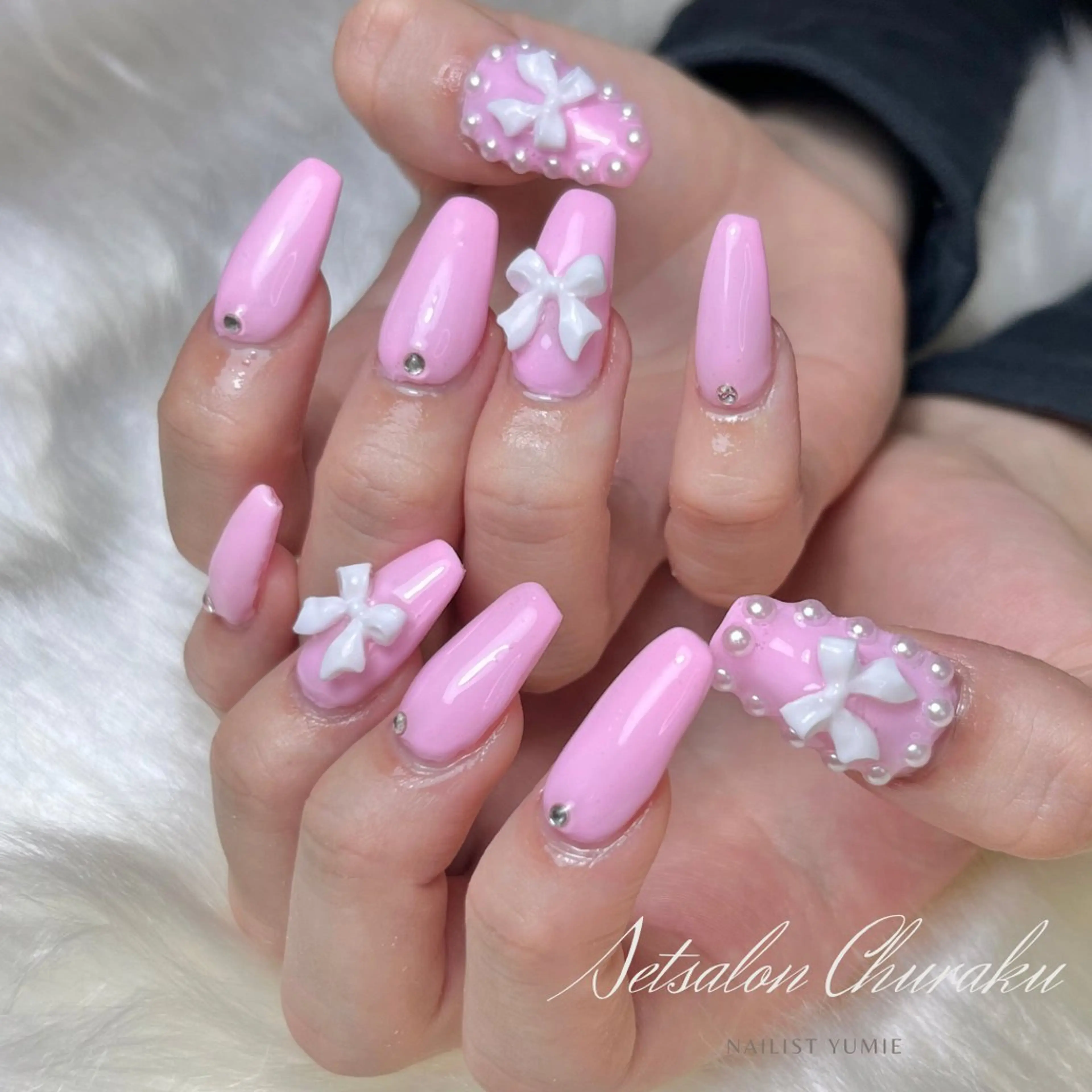 ネイル ワンカラーネイル スカルプネイル Setsalon Churaku Nailist Yumie所属・【沖縄市安慶田】 🤍Yumieのネイルデザイン
