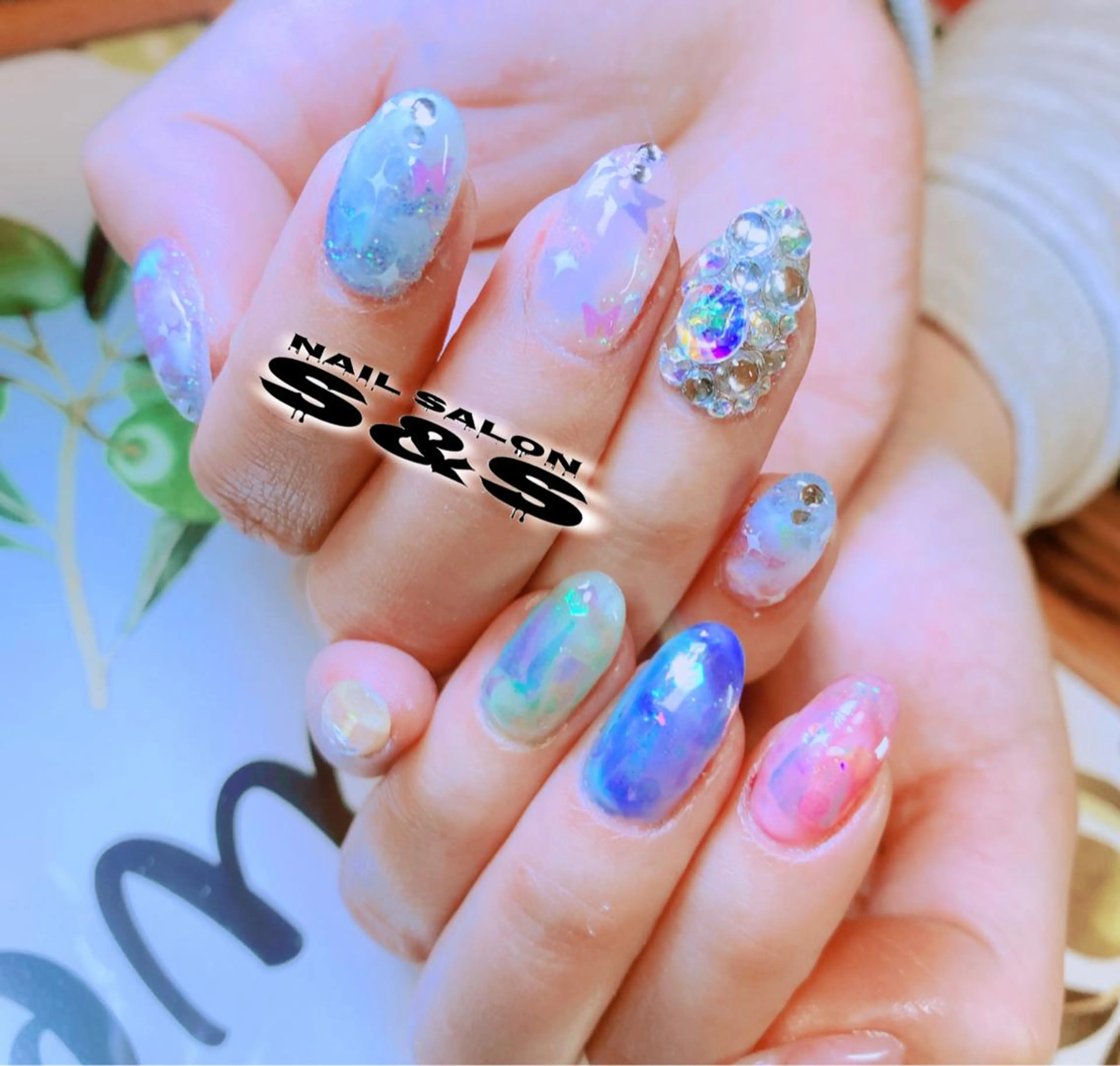 ネイル 長さ出し メンズネイル 持ち込み スカルプネイル S&S 村田小百合のネイルデザイン