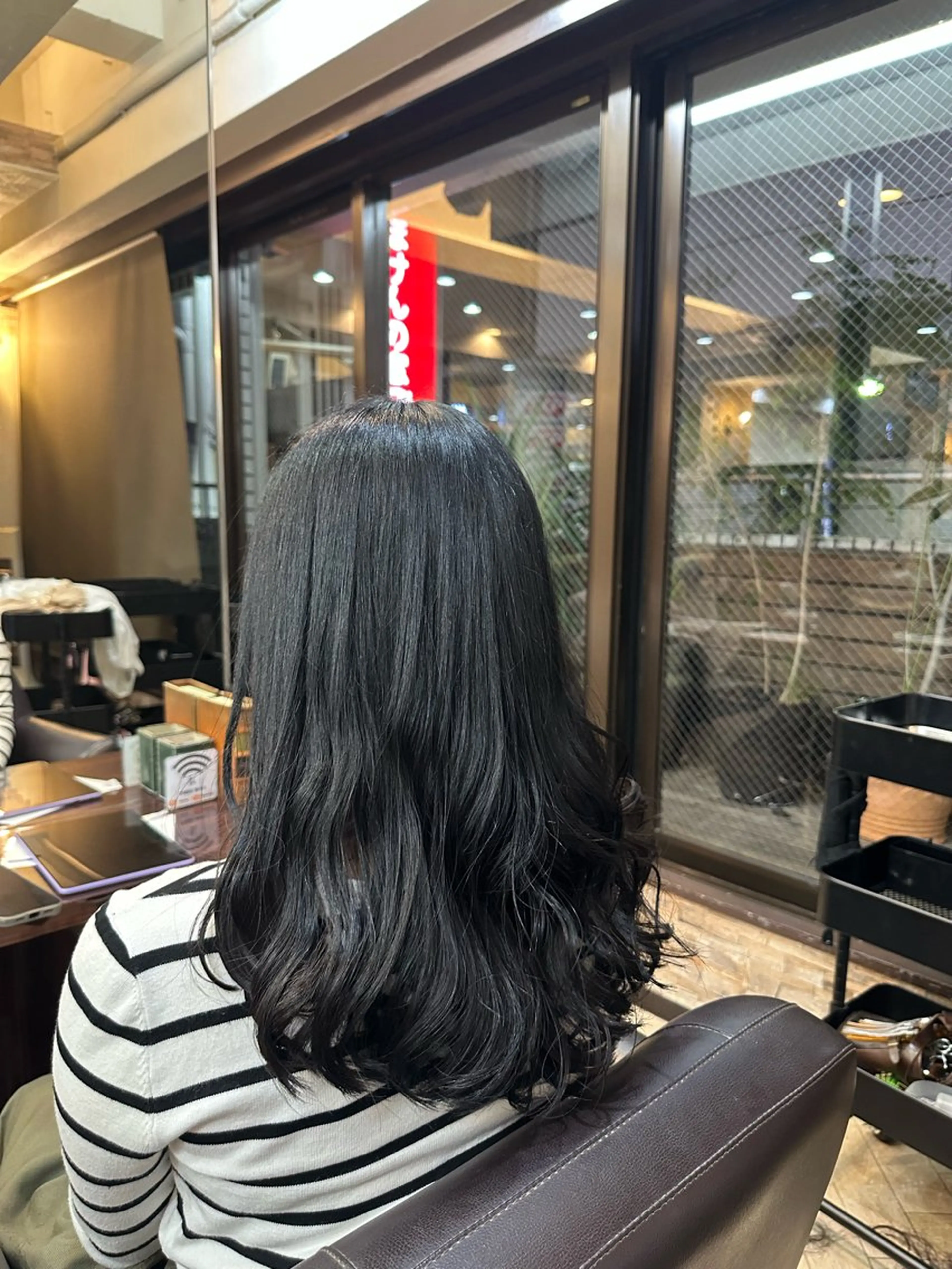 ロング くびれヘア レイヤーカット 縮毛矯正&髪質改善/ きょうの🐺のヘアスタイル