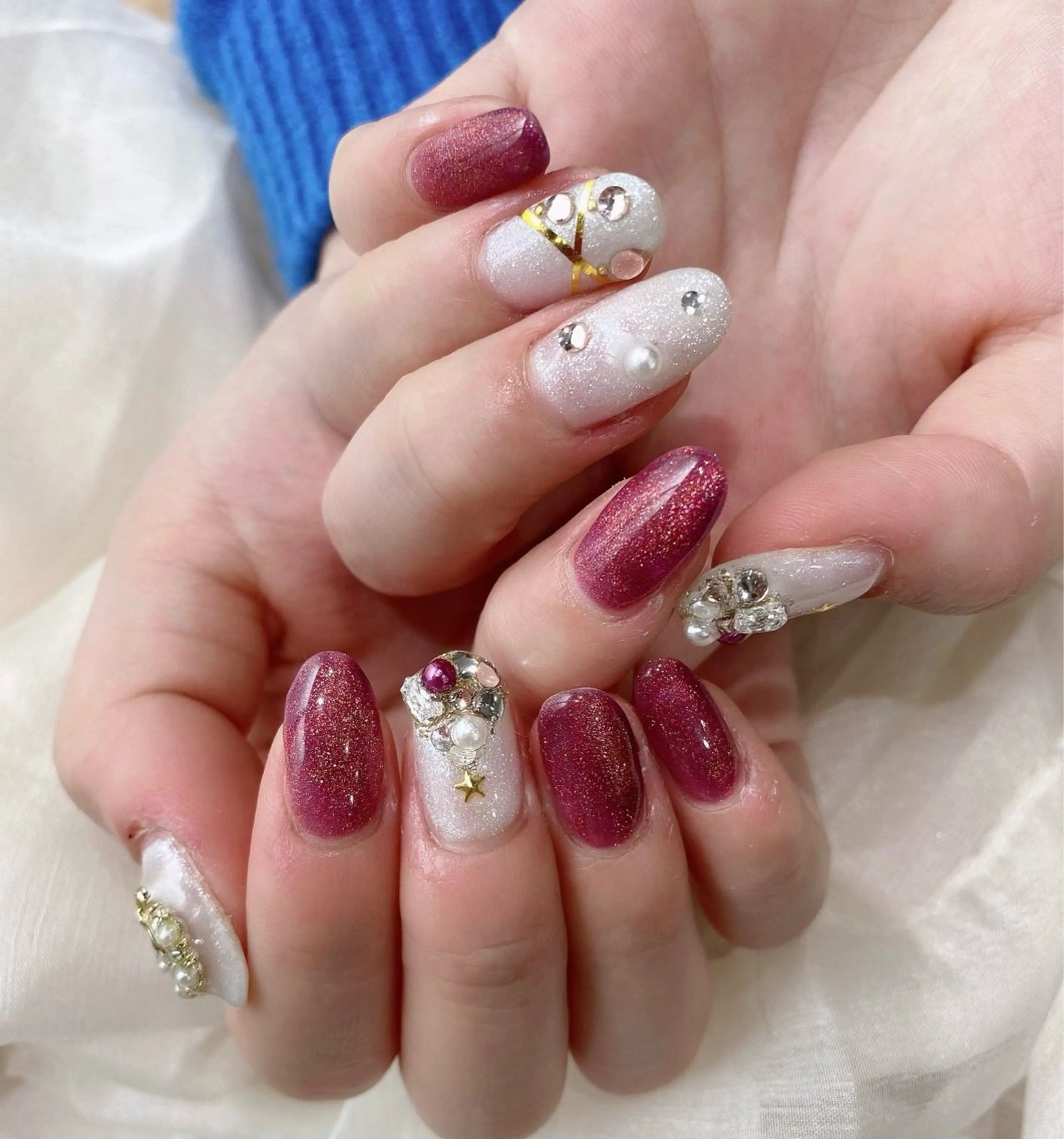 ミディアム ハンドネイル JNA認定講師🌸 RIEのネイルデザイン