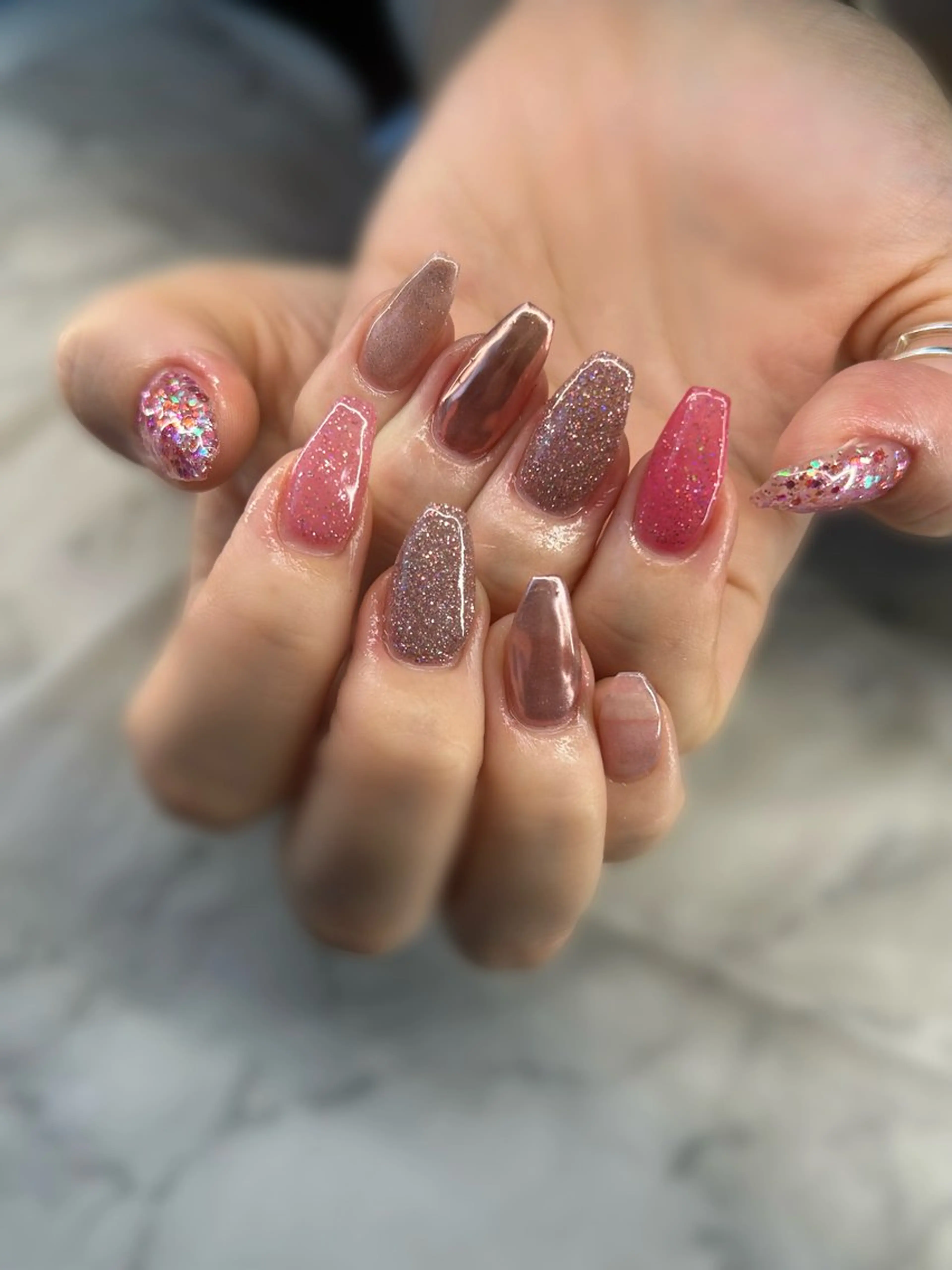 ネイル 長さ出し ミラーネイル 長さ出し専門HALE NAIL さとうのネイルデザイン