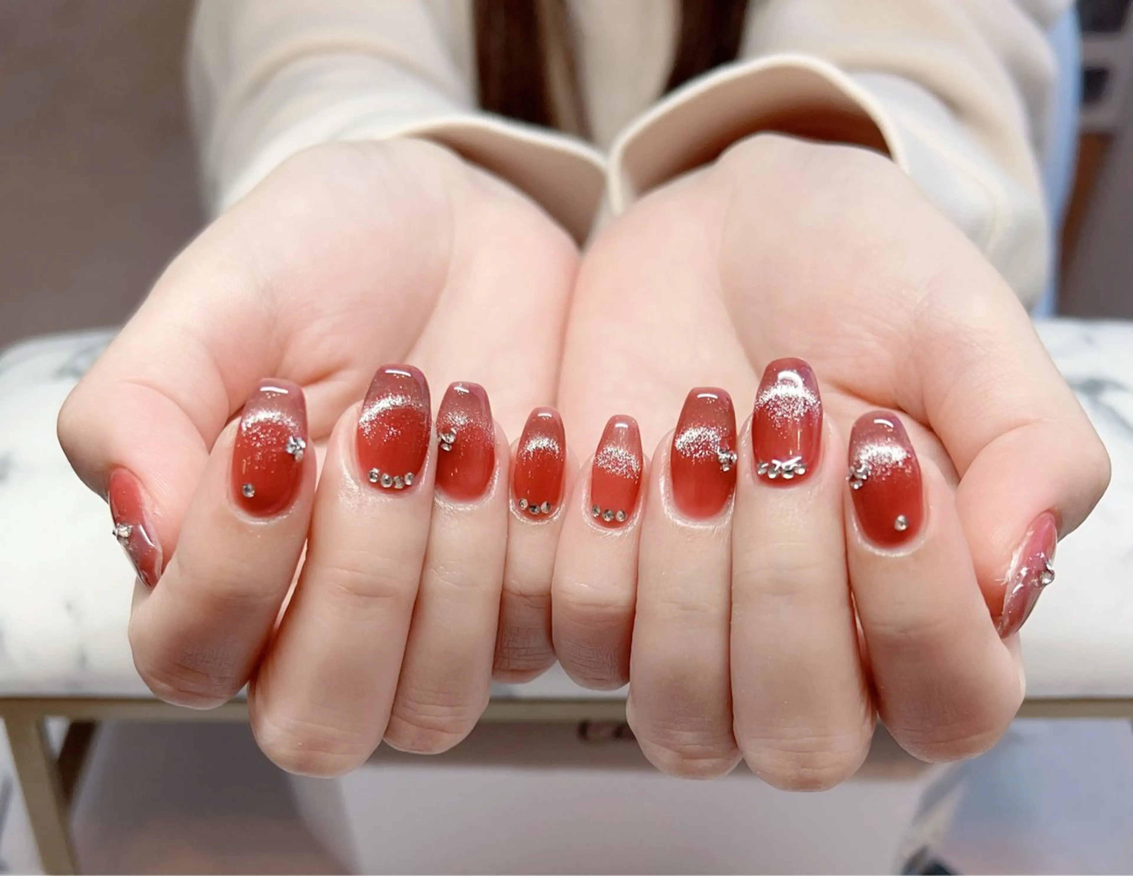 ネイル アートネイル チークネイル フラッシュネイル フットネイル フレンチネイル Floria KANAのネイルデザイン