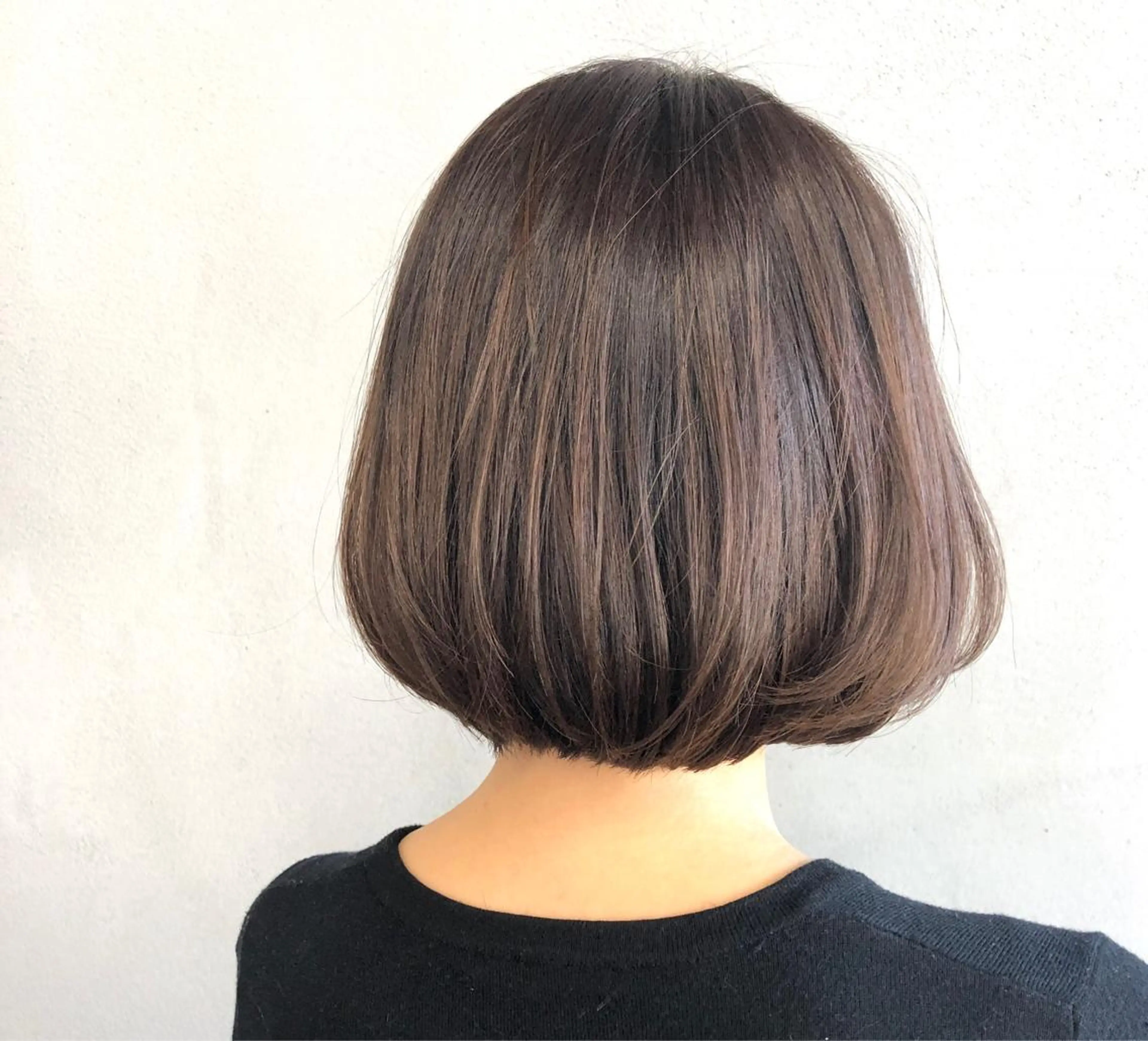 ショート カラー ボブ カット ヘアカラー トリートメント ボブ/ショート/ 白髪染め/メンズ葛西のヘアスタイル