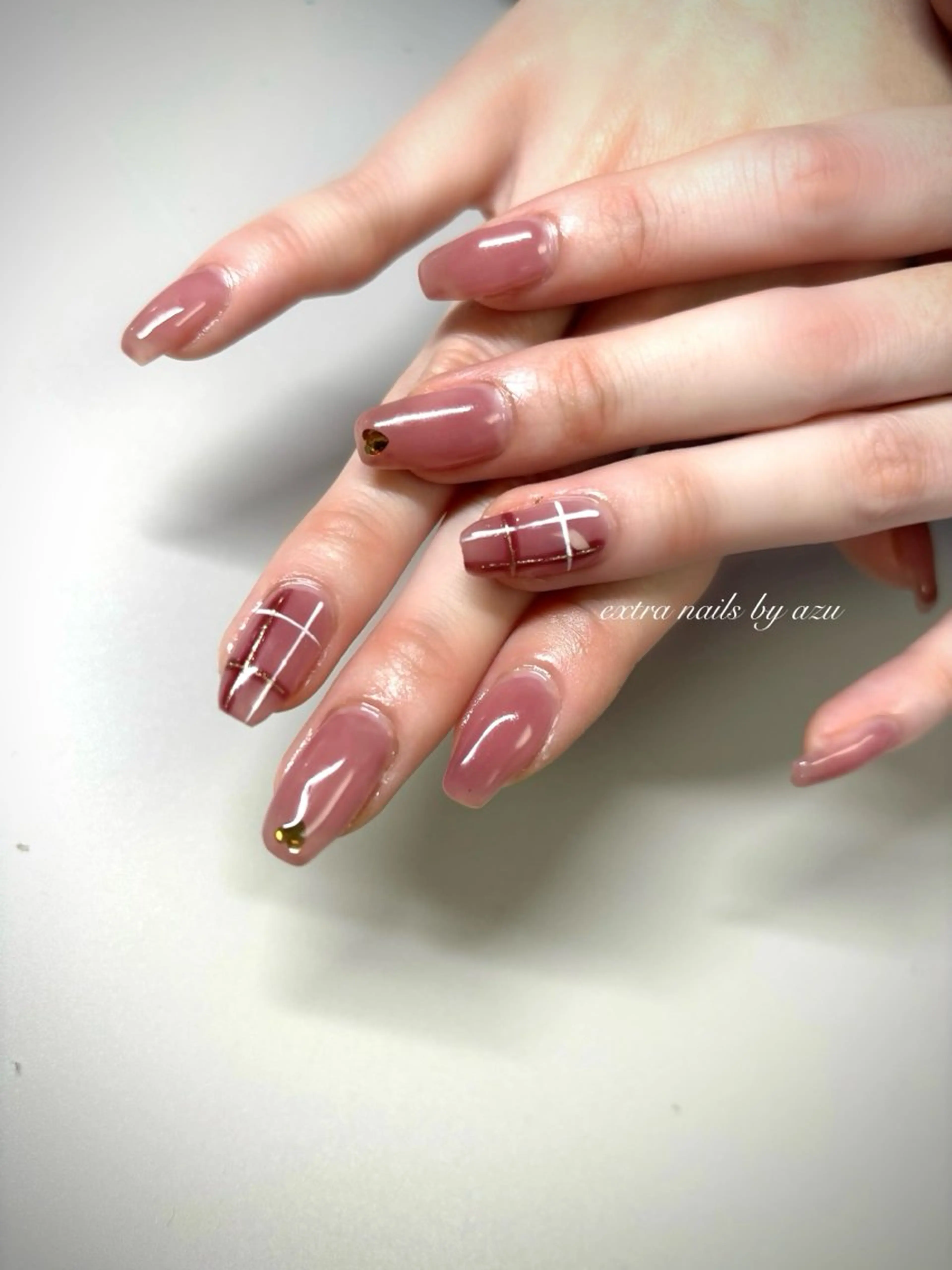 ネイル 春ネイル ハンドネイル extranails /wax　azuのネイルデザイン