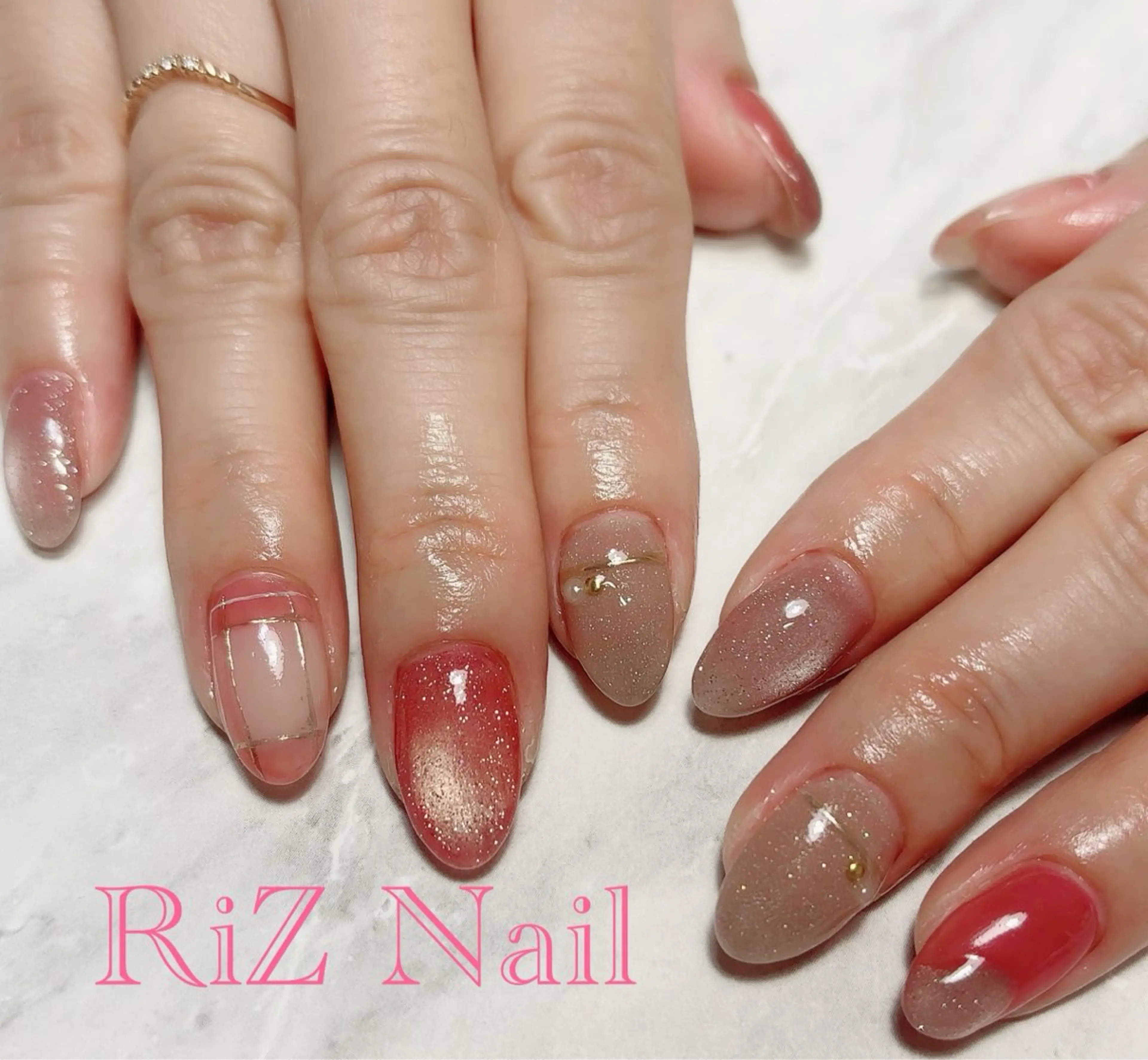 ネイル ハンドネイル RiZ nail salonのネイルデザイン
