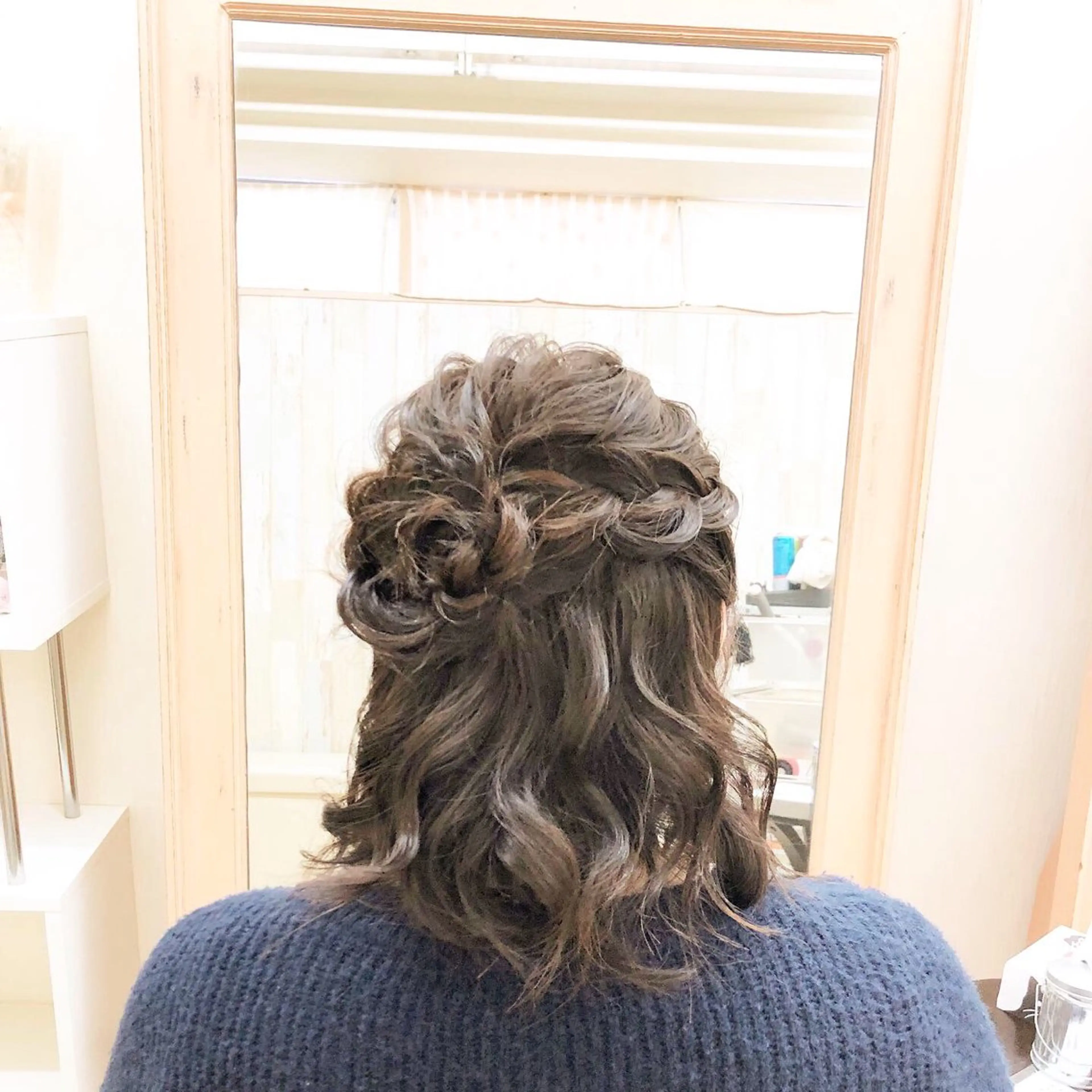 ミディアム ヘアアレンジ ヘアセット Hair Salon Noel所属・吉田 由希子のヘアスタイル