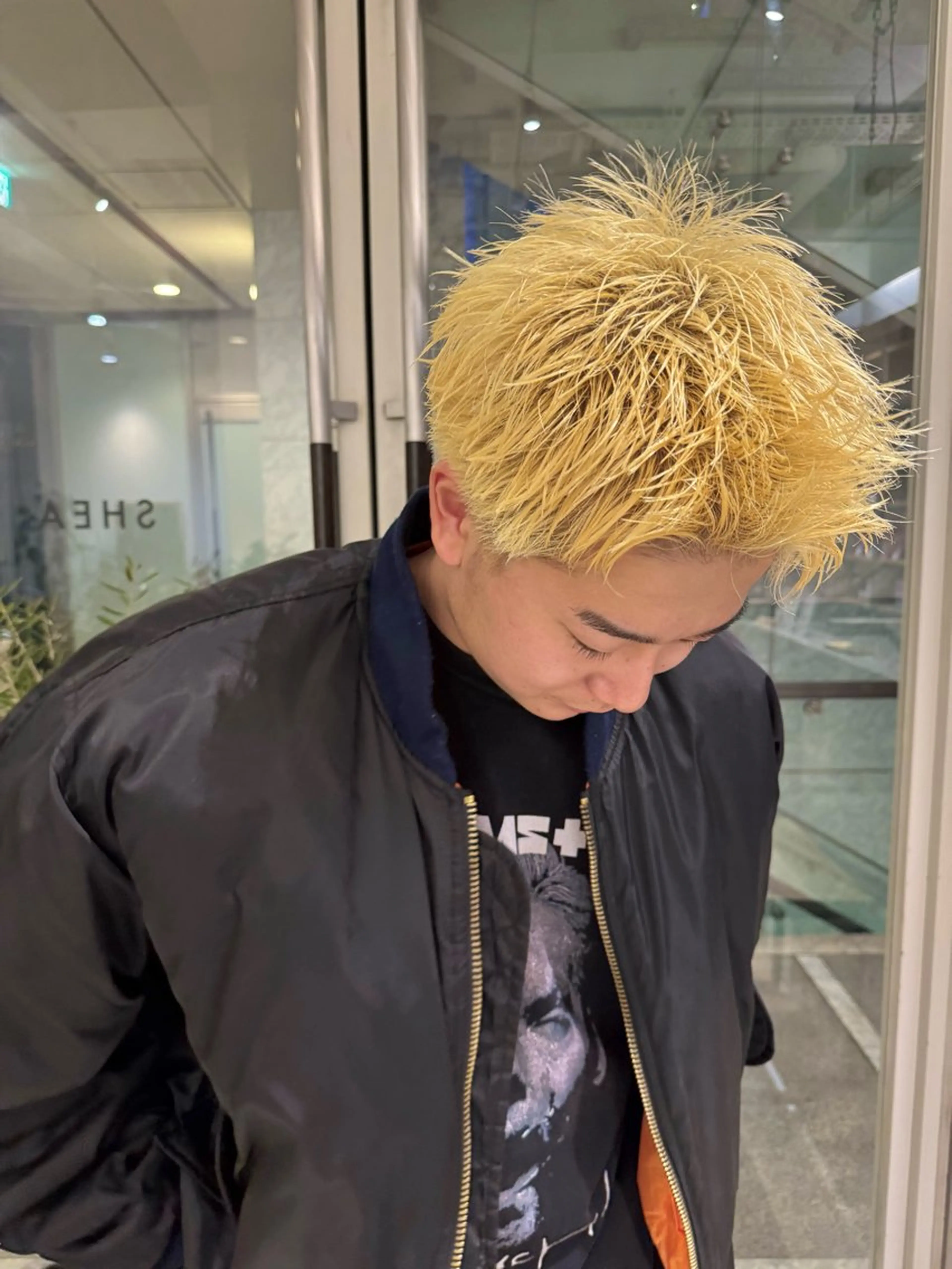 メンズ メンズブリーチ ryona🎀 /レイヤーカットのヘアスタイル