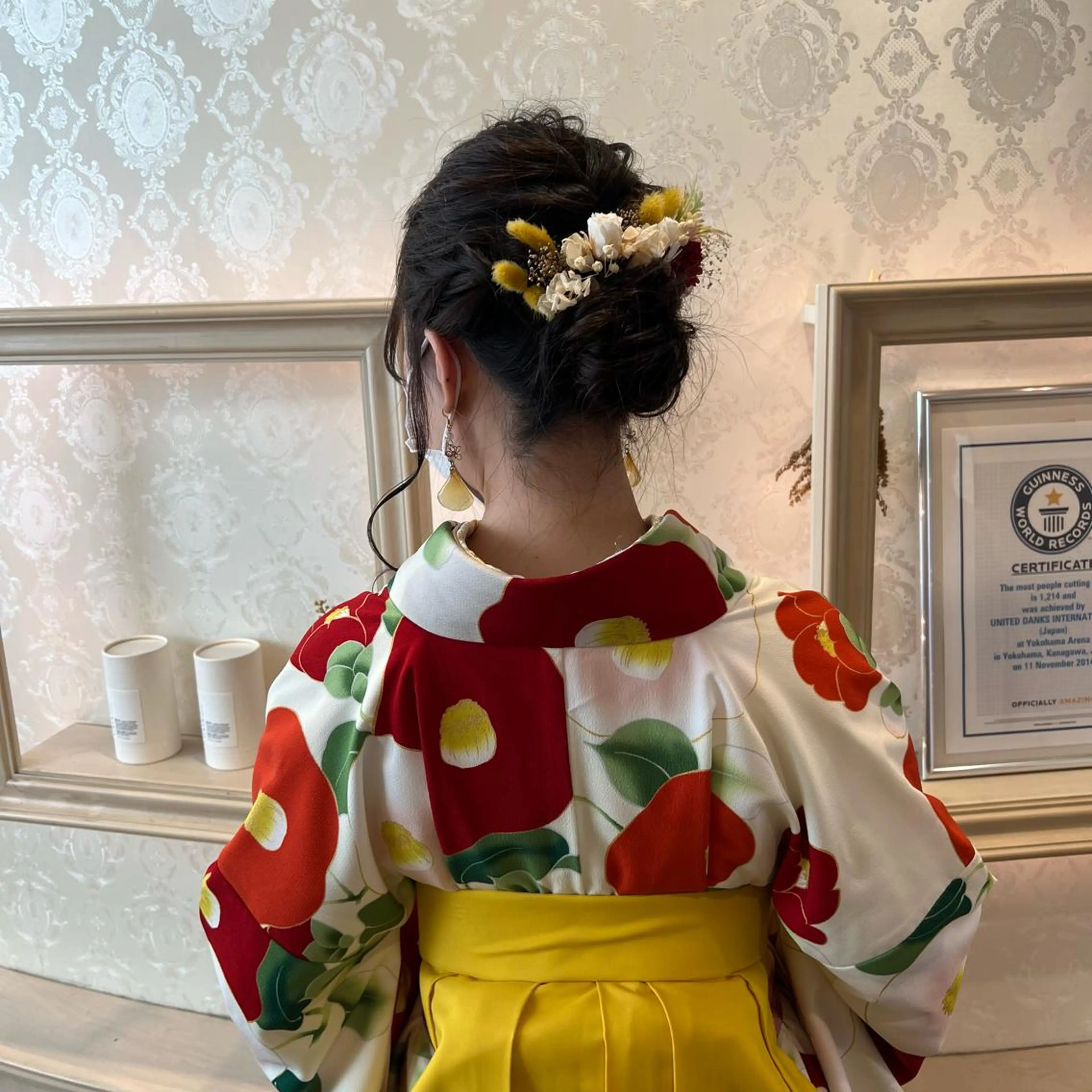 ヘアアレンジ 卒業式のヘアスタイル SALOWIN川崎WEST店所属・🌷川崎/アレンジ/ 暖色ボブ/コトネ🌷のヘアスタイル