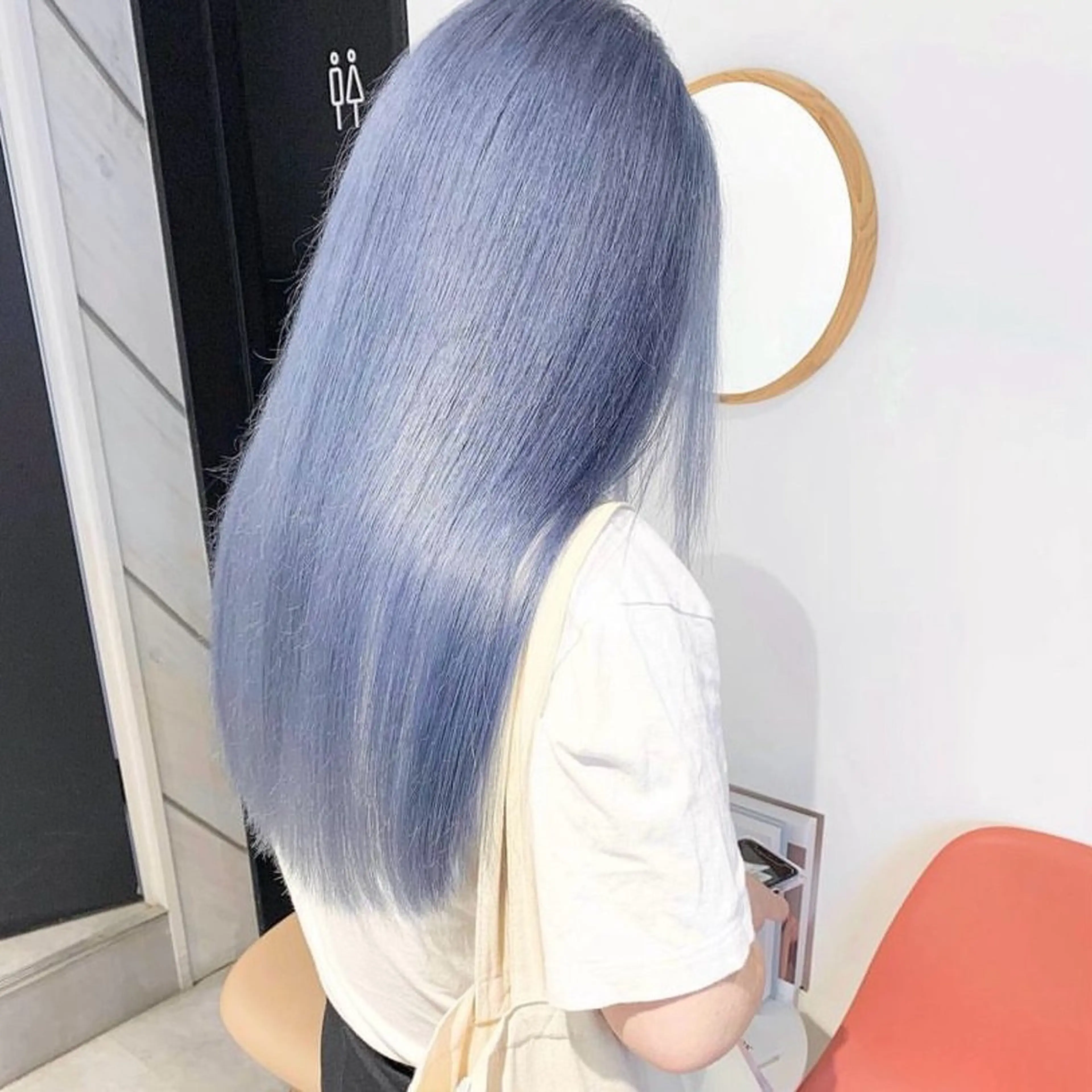 【ブリーチなしワンカラー】ブルー系. ✦ 🌐𓈒 * 🧊˚ ⊹の写真