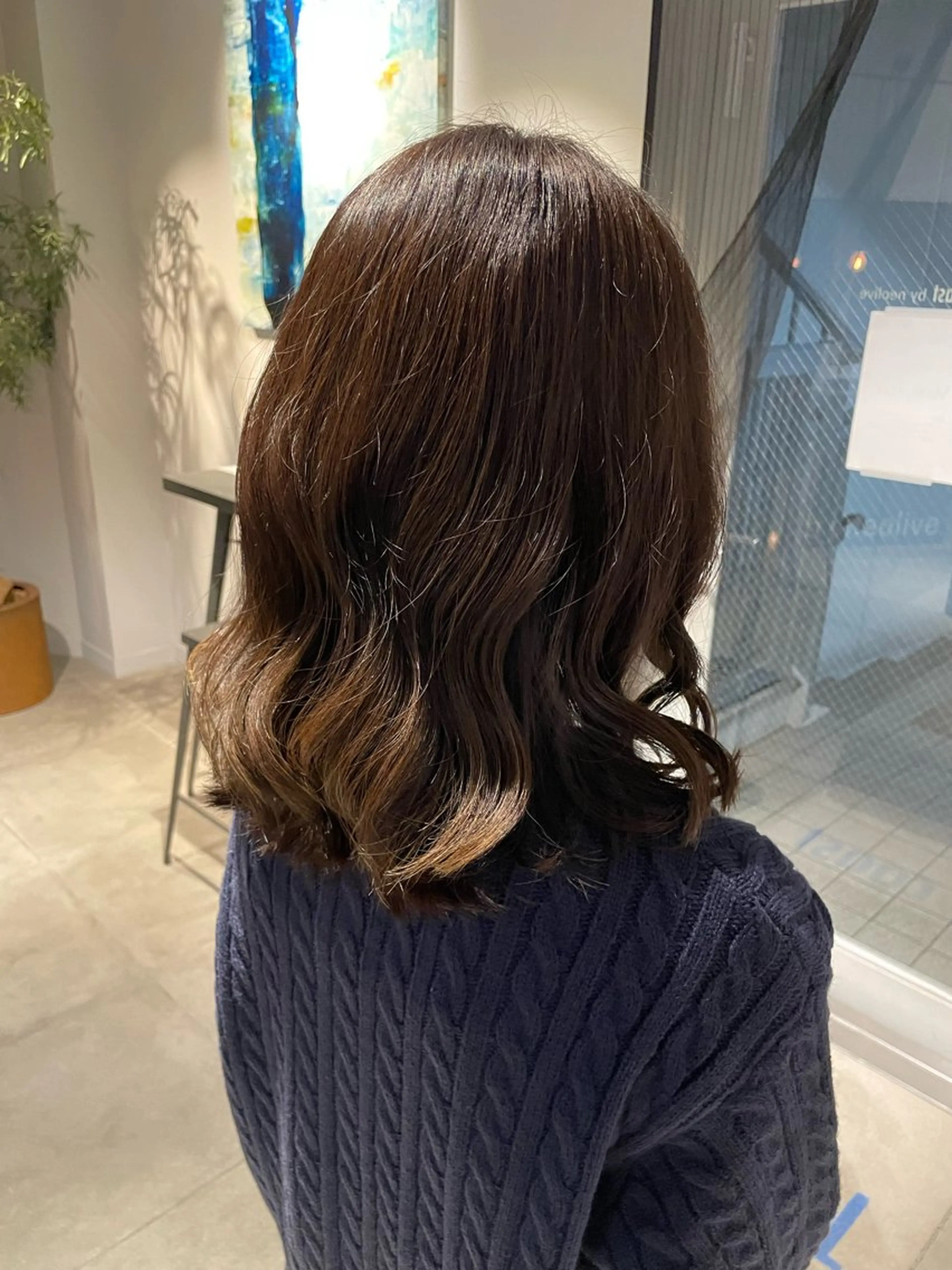 ミディアム カラー 辻堂メンズ特化 メンズパーマ鈴木優哉のヘアスタイル