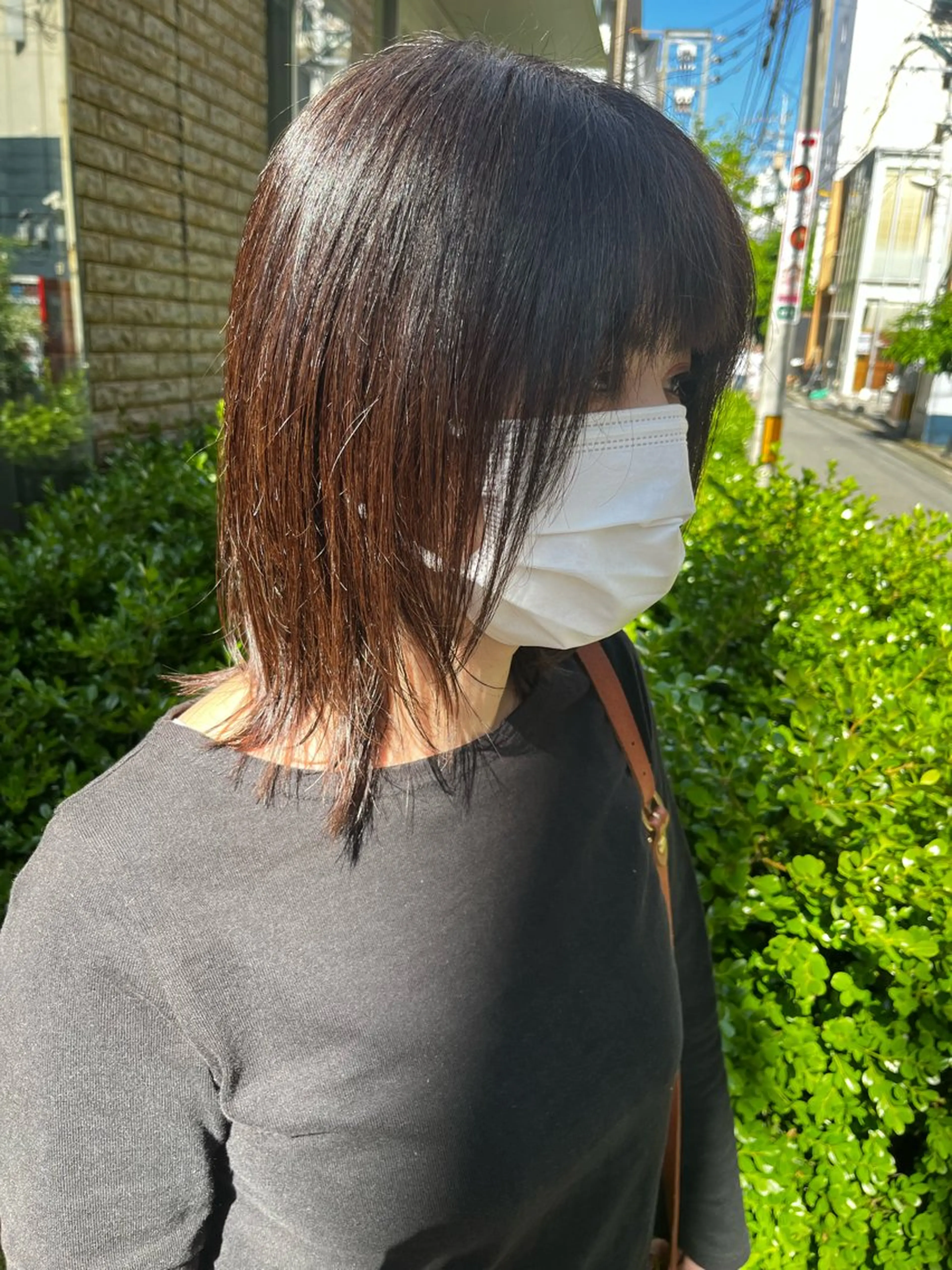 ミディアム ROSSO Hair＆SPA  香椎宮前店所属・SHIINA 香椎宮前店のヘアスタイル