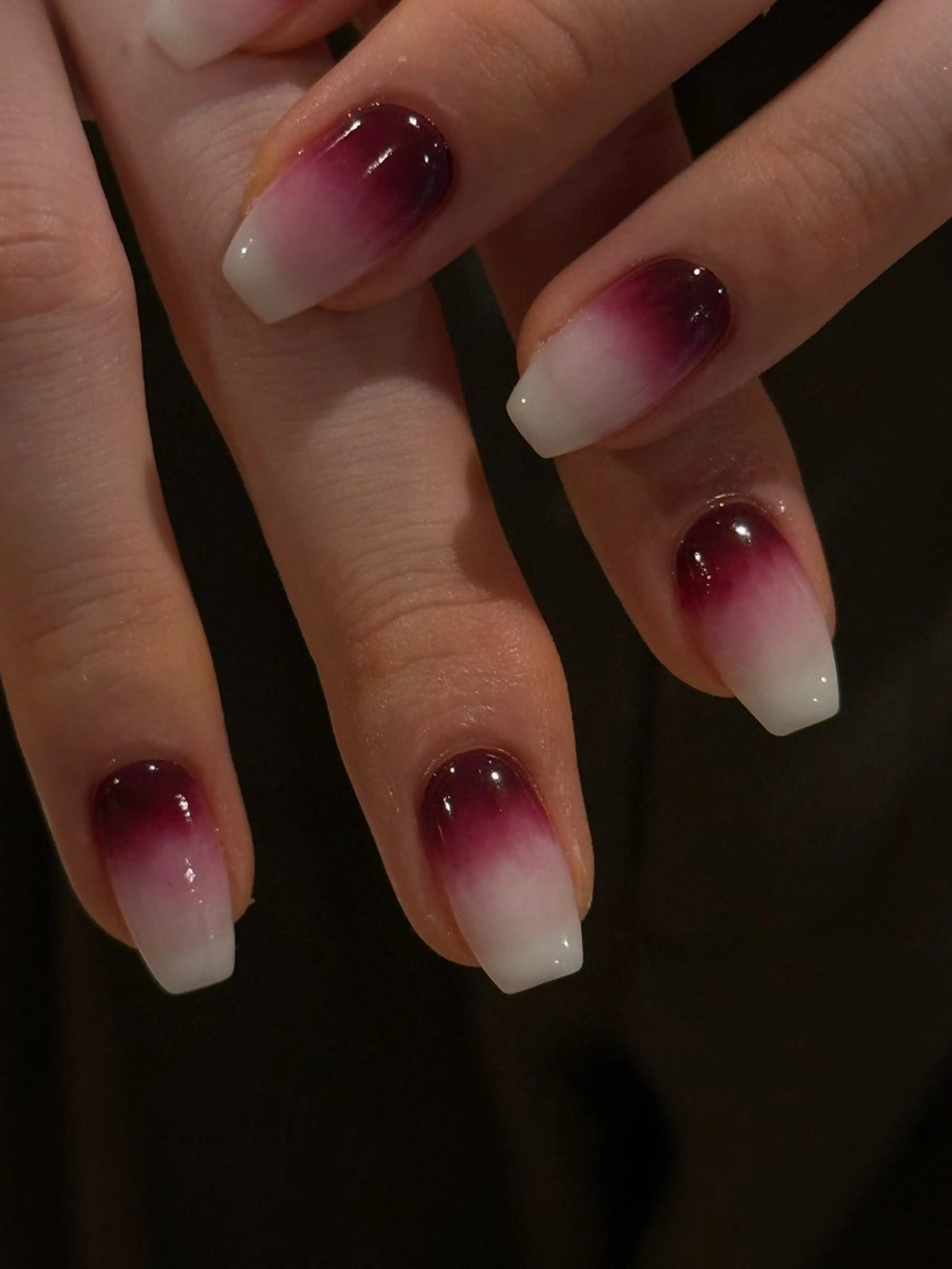 ネイル カジュアル クリアネイル ジェルネイル グラデーション 持ち込み ハンドネイル filonnail /　kotoneのネイルデザイン