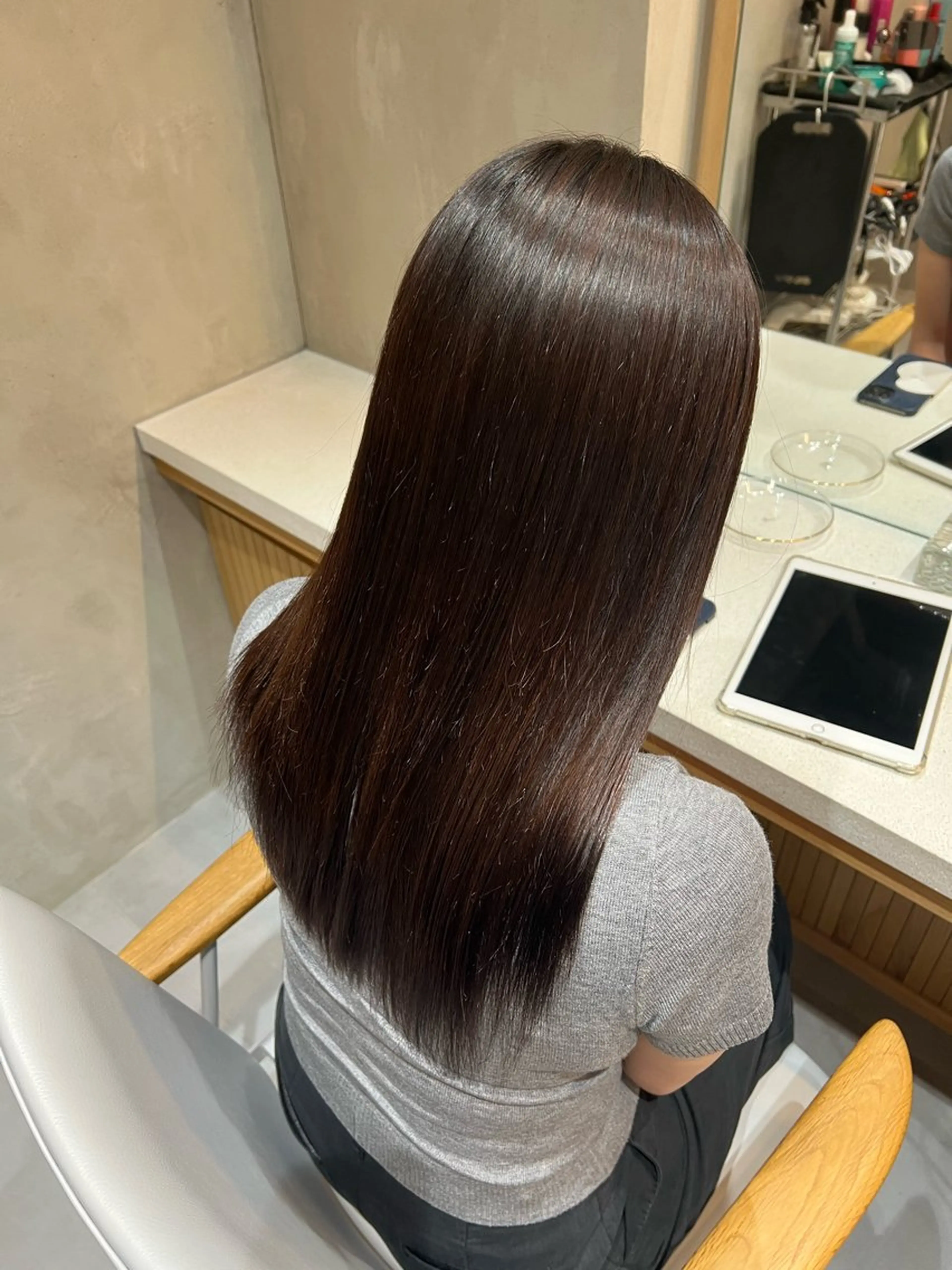🩶《前髪ストレート》顔まわりだけ髪質改善でナチュラルにの写真