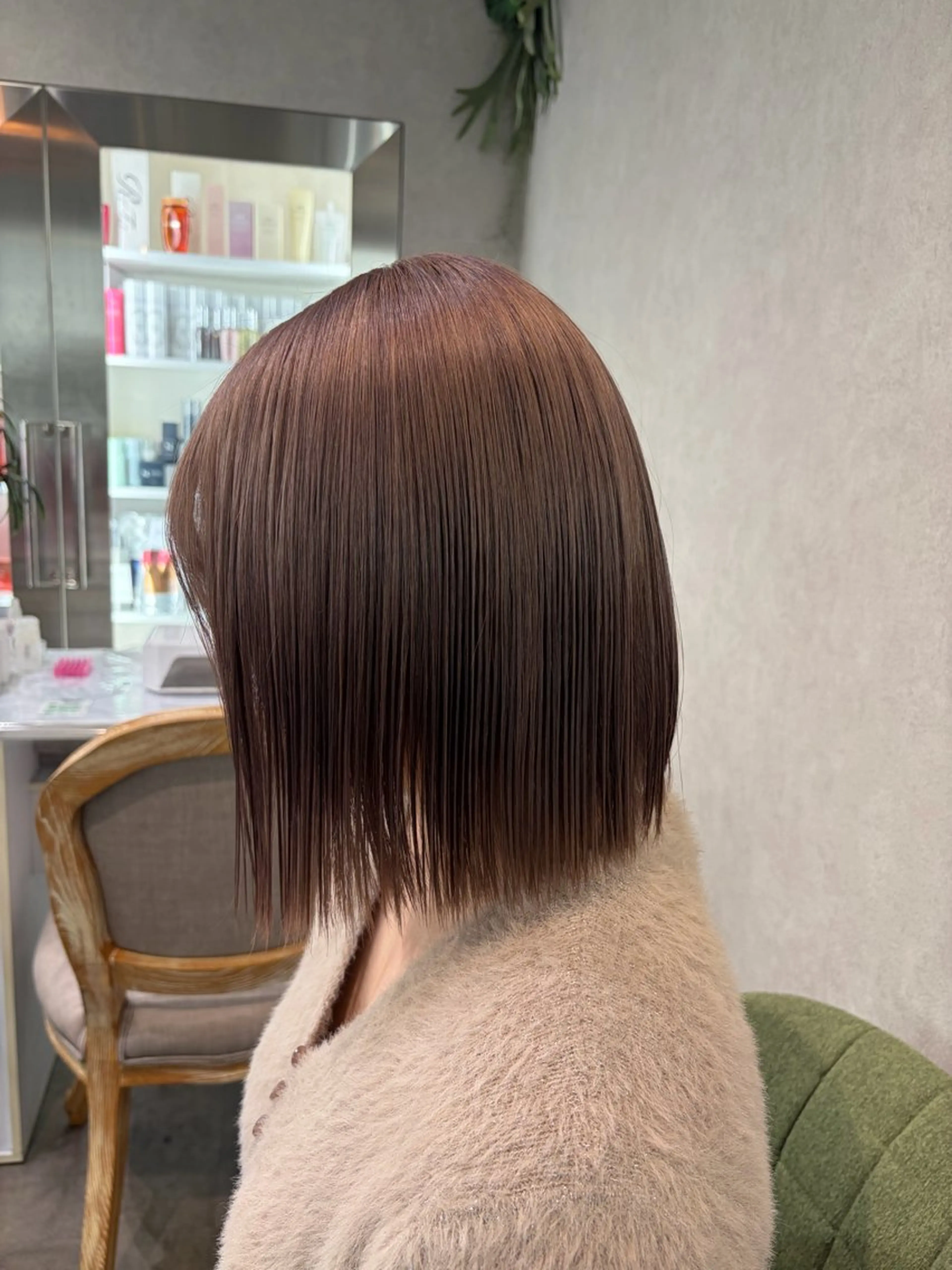 ミディアム カラー ヘアカラー ハイトーン💖 ネイル💅まりなのヘアスタイル