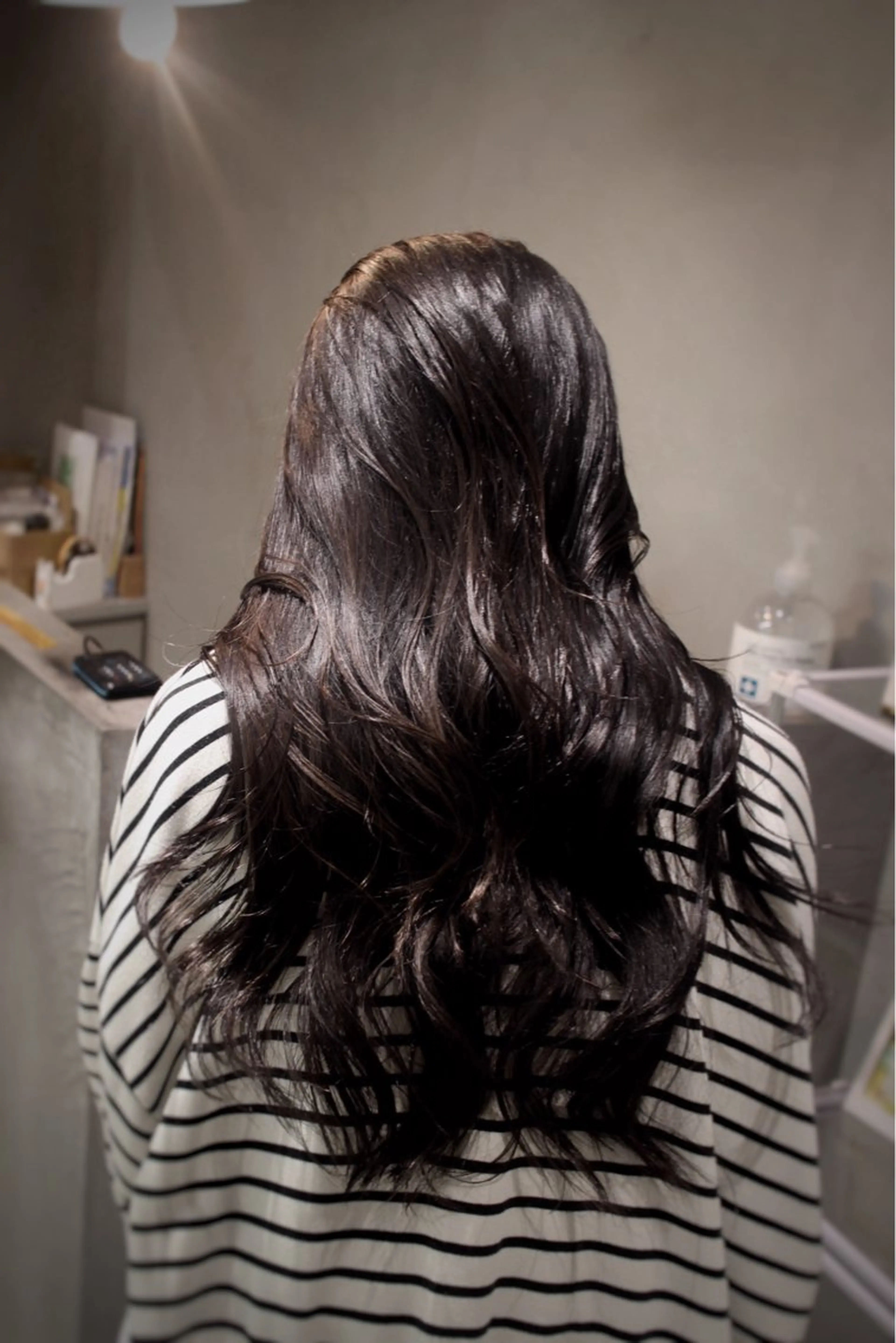 ロング レイヤーカット カット ヘアカラー まお♡レイヤーカット ×色っぽstyleのヘアスタイル