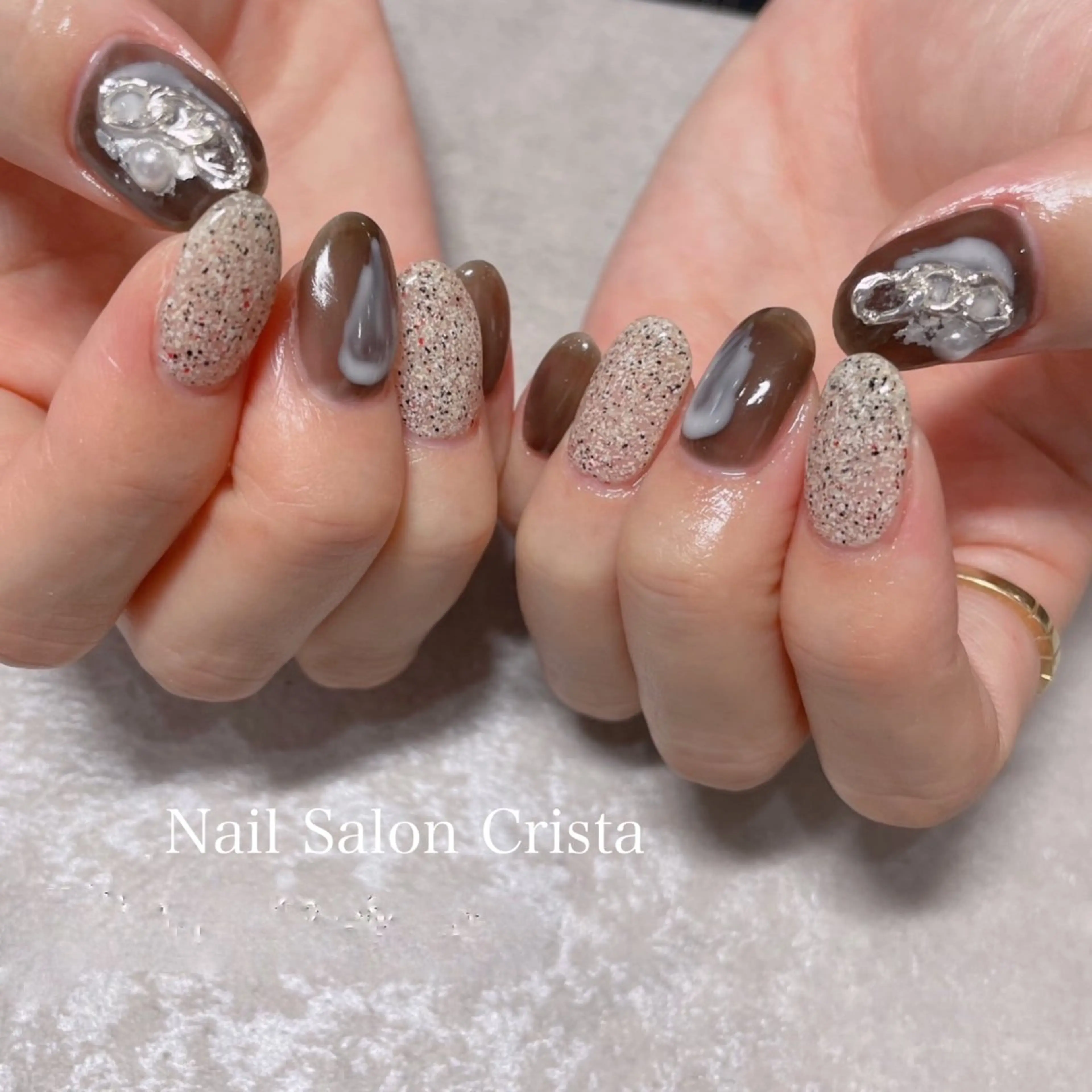 ネイル ジェルネイル パラジェル CRISTA所属・CRISTA MOMOのネイルデザイン