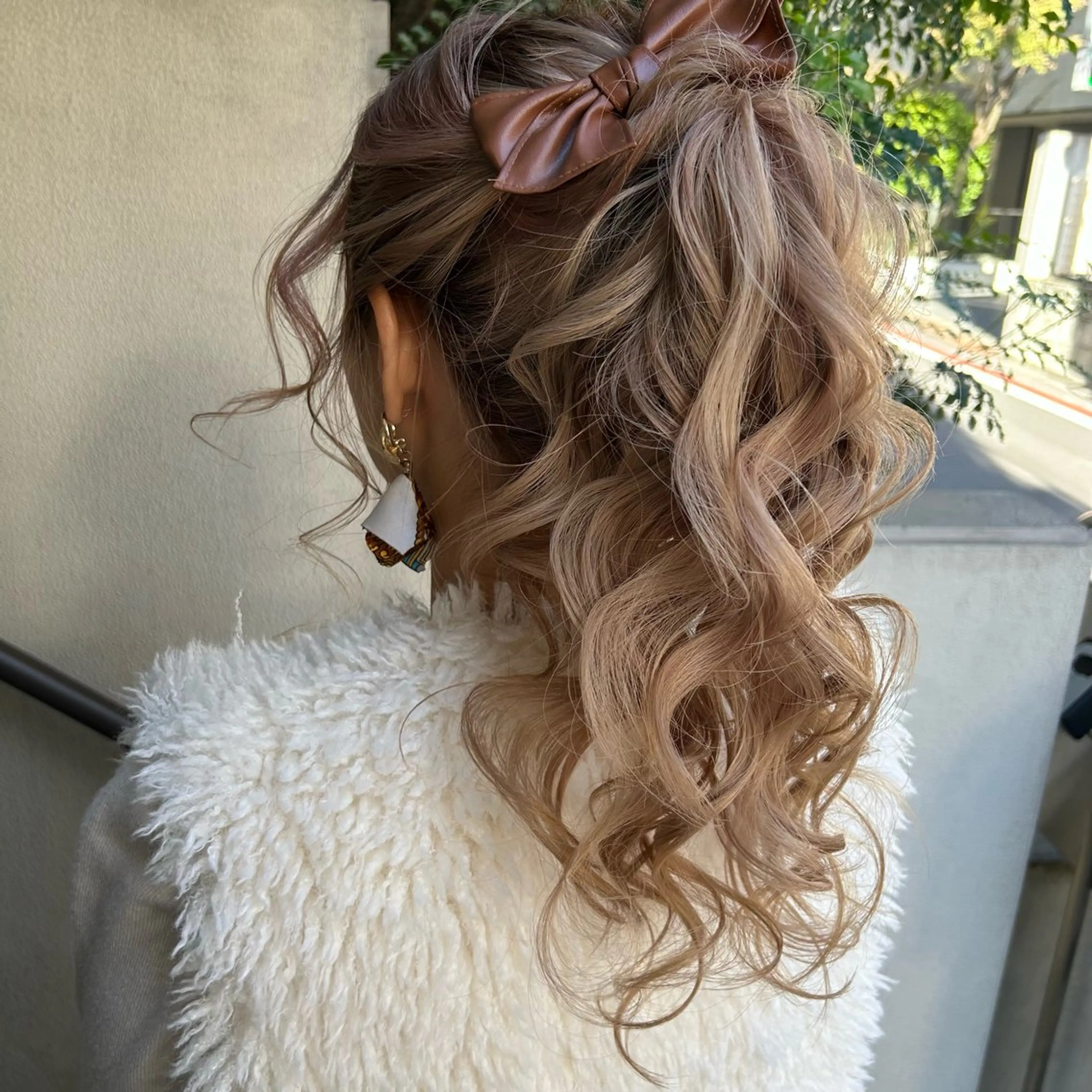 ロング ヘアアレンジ ポニーテール ヘアセット 飯塚 沙衣のヘアスタイル