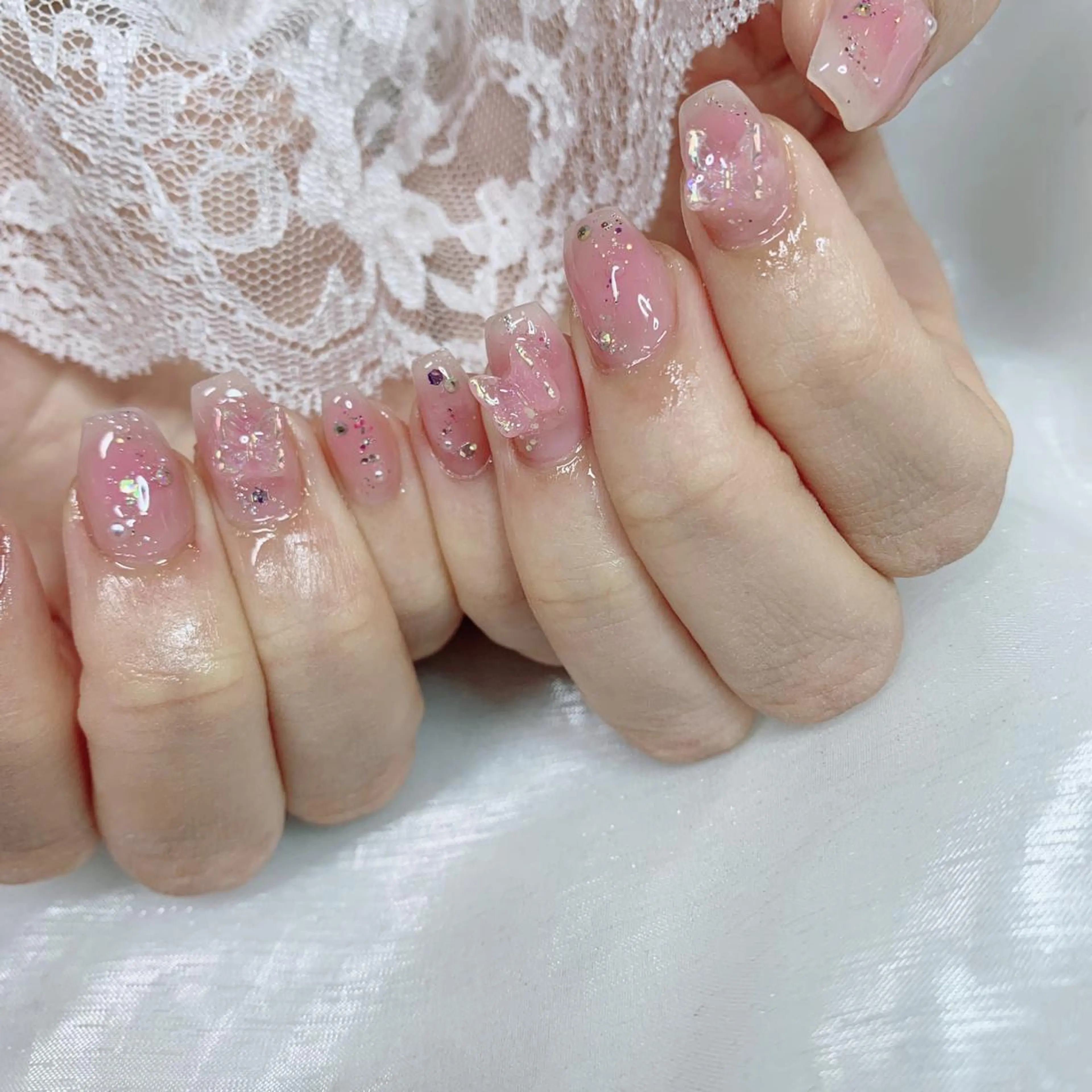ネイル ハンドネイル La neige* yuki 🥯🍑のネイルデザイン