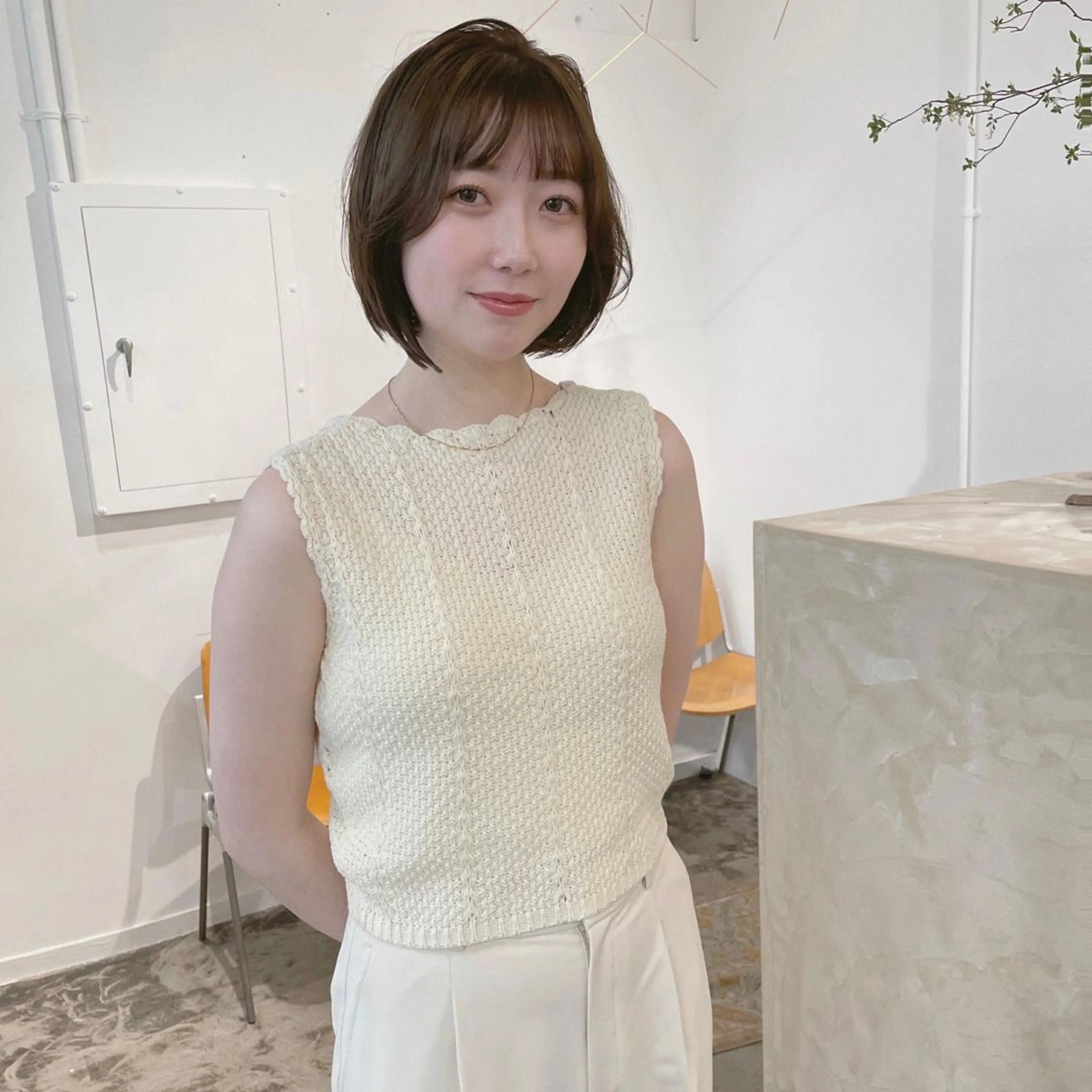 ショート カラー ショートボブ 黒髪 ボブ 韓国風ヘア ショートヘア Terve. 杉山 将悟のヘアスタイル