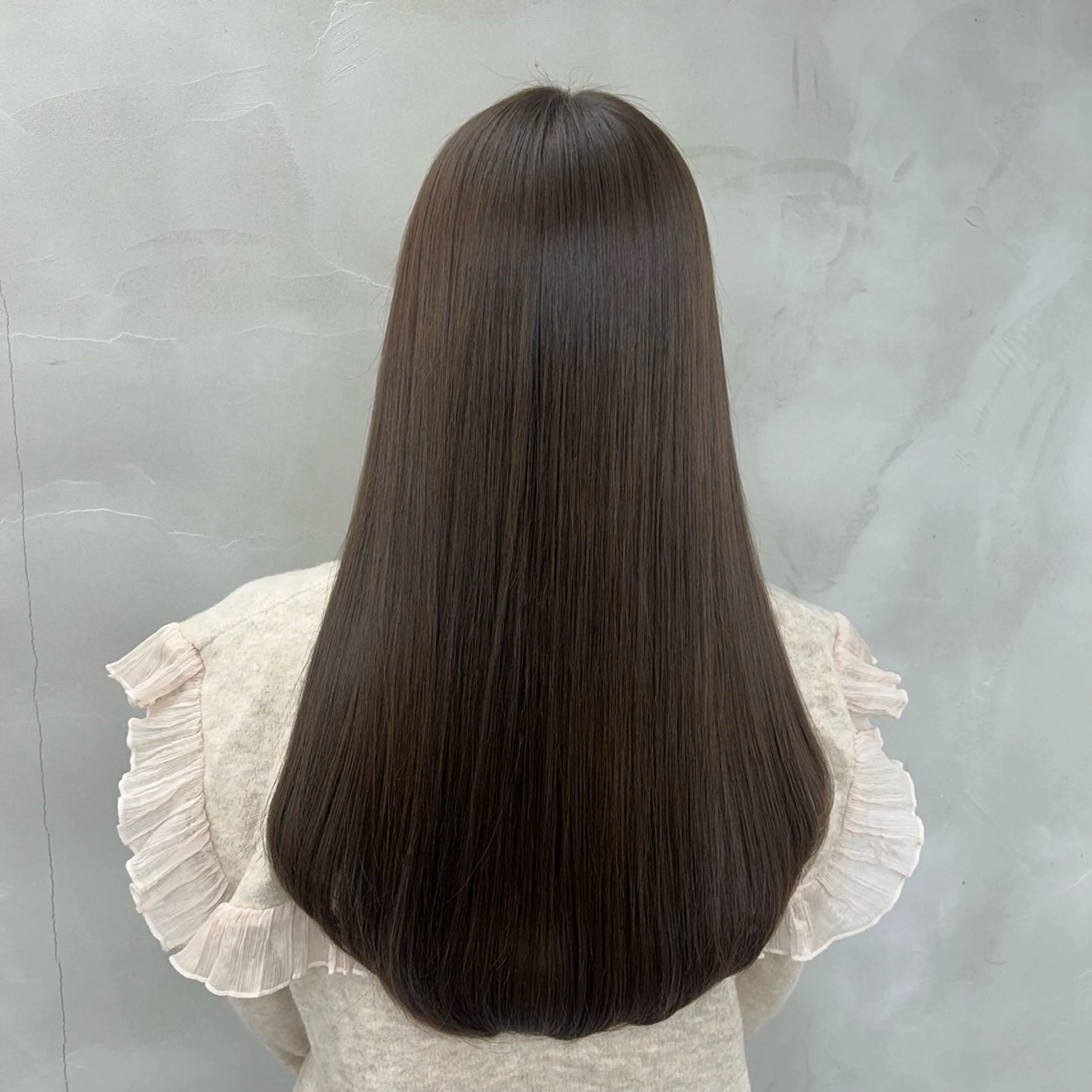 ロング カラー カット ヘアカラー トリートメント [透明感カラ ー🥣💕]高木愛理のヘアスタイル