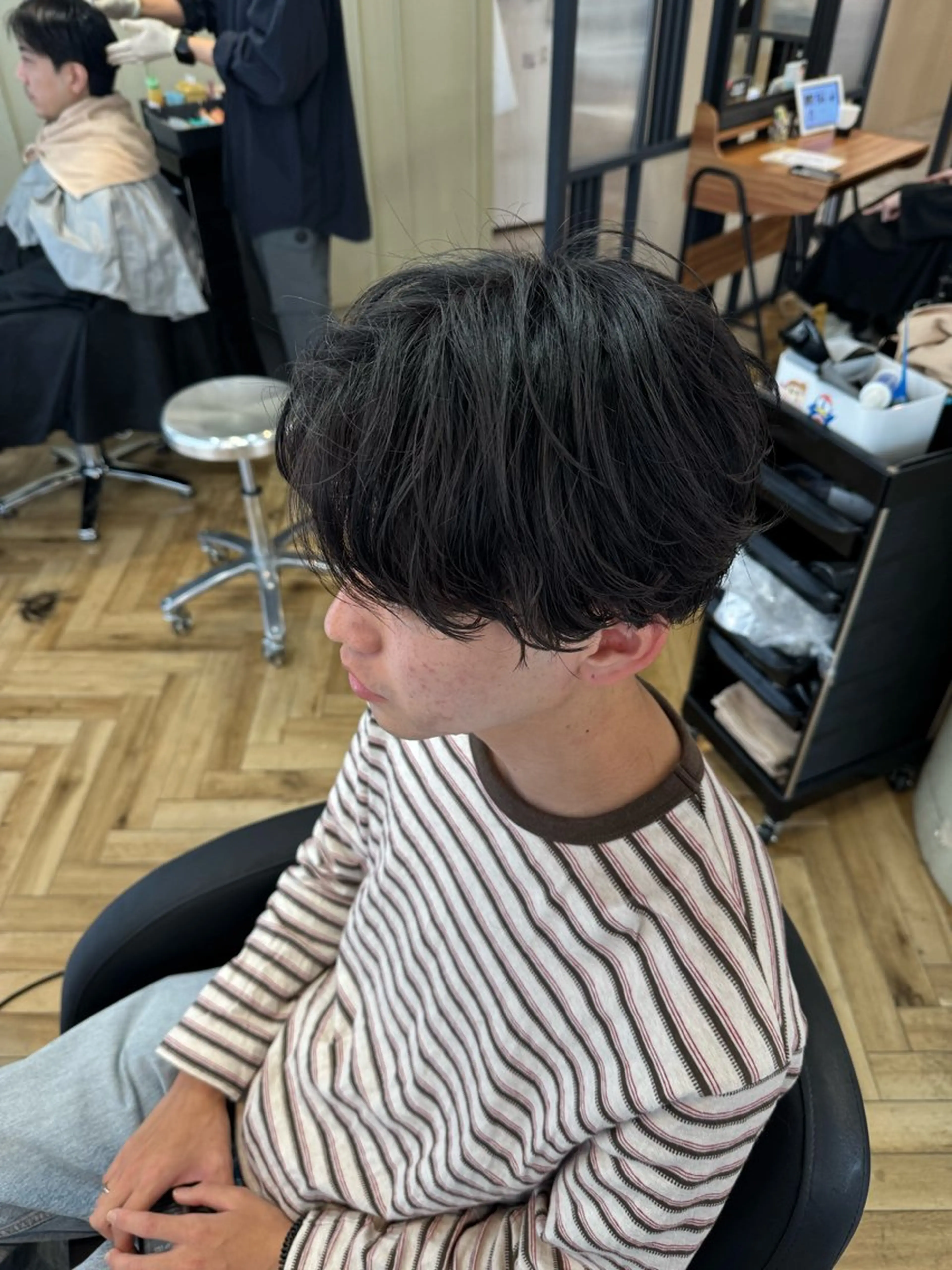 ショート カット トリートメント 佐藤景流/髪質改善/ 艶髪/メンズのヘアスタイル