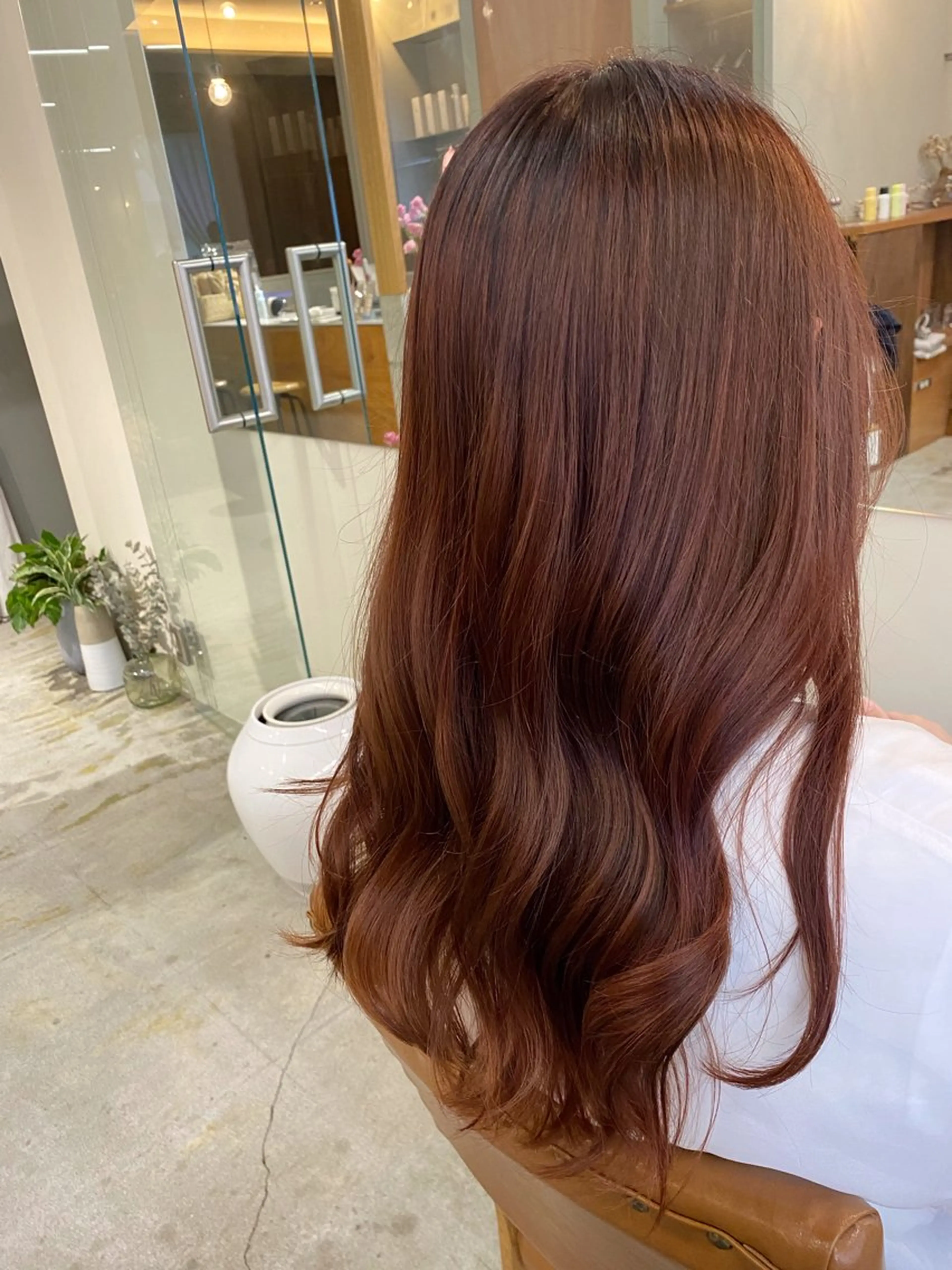 ロング ヘアカラー トリートメント 🌻花屋併設🌻濱 幸帆のヘアスタイル