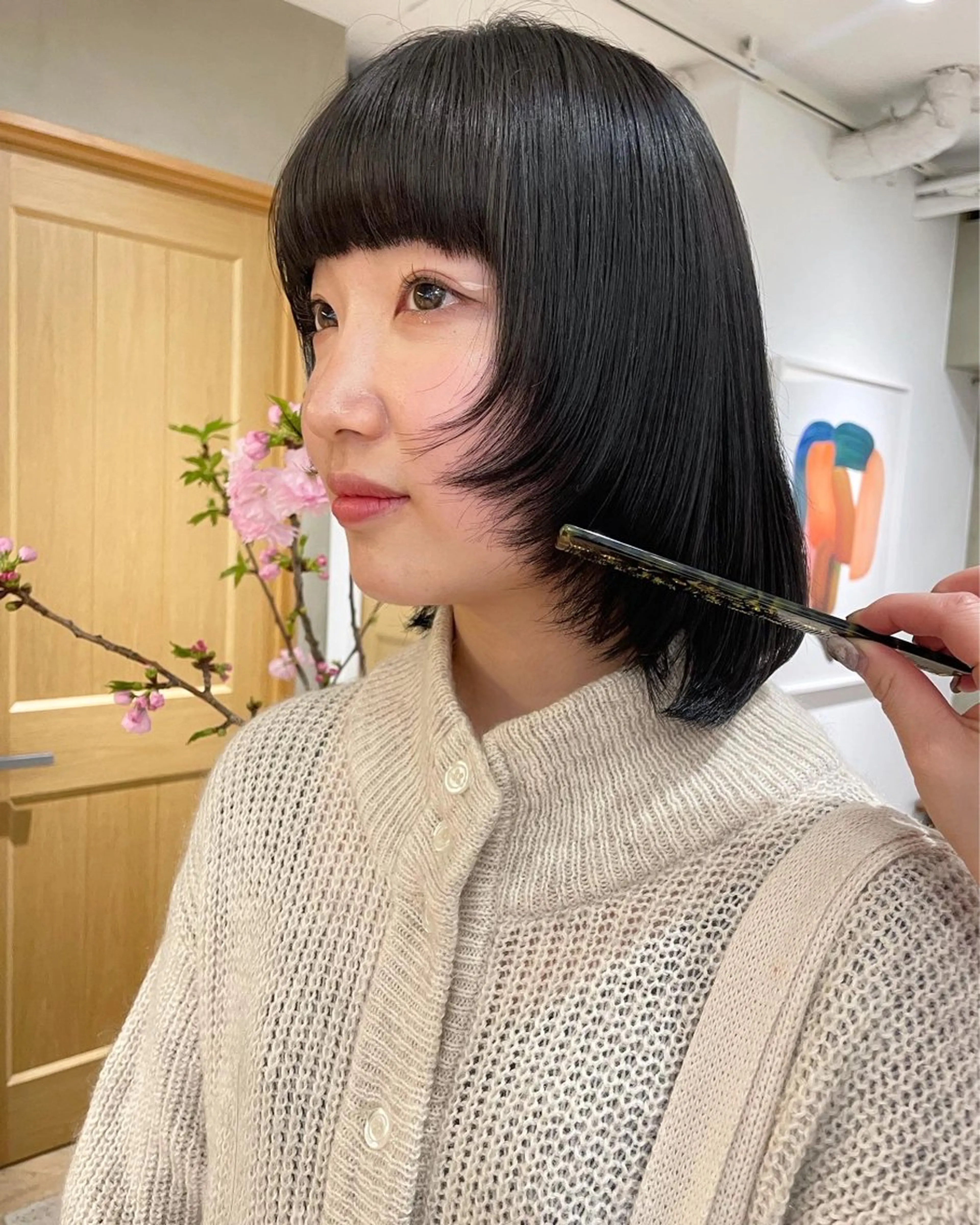 ミディアム LOREN/ miuのヘアスタイル