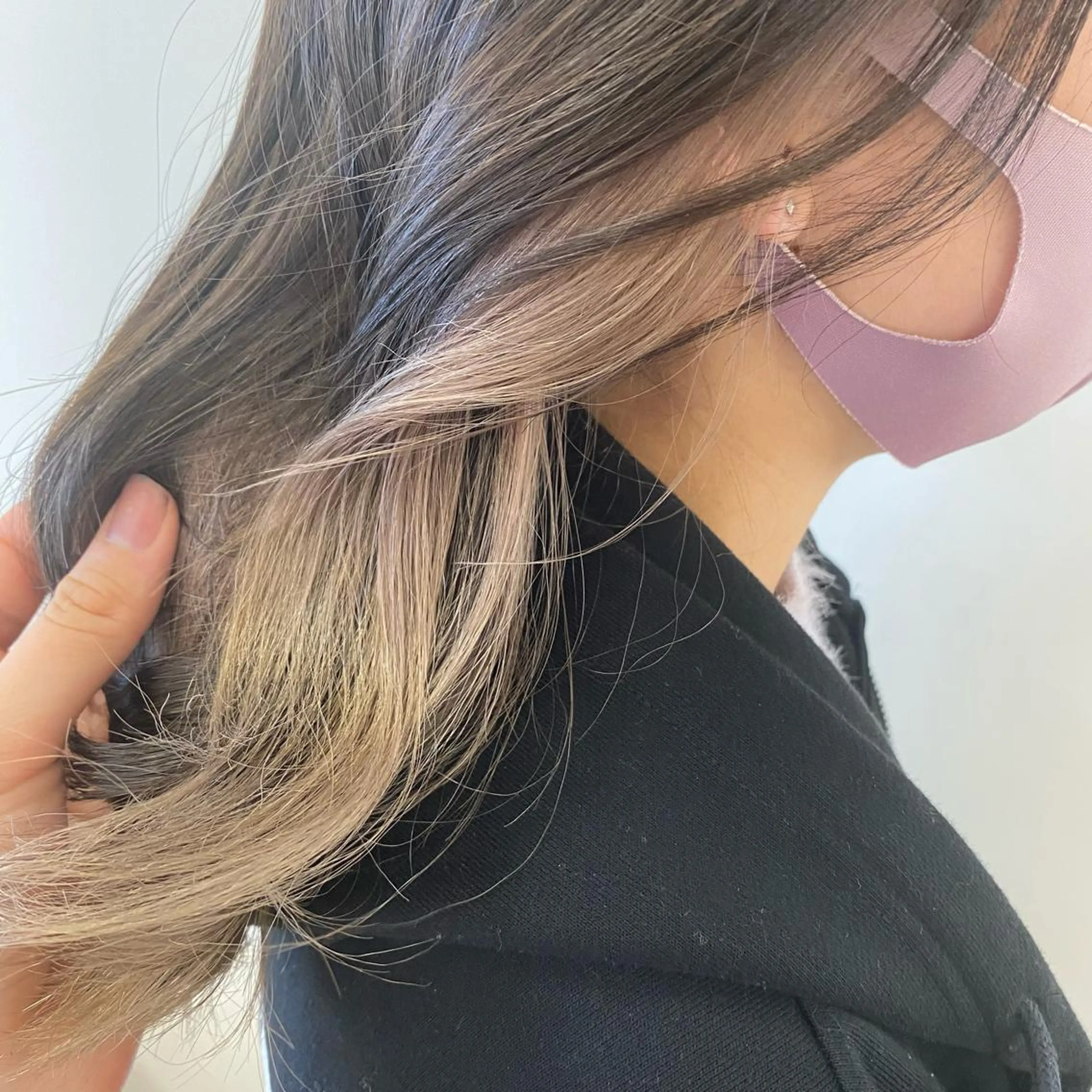 ロング カラー 個性派/ブリーチ ＊ほのかのヘアスタイル