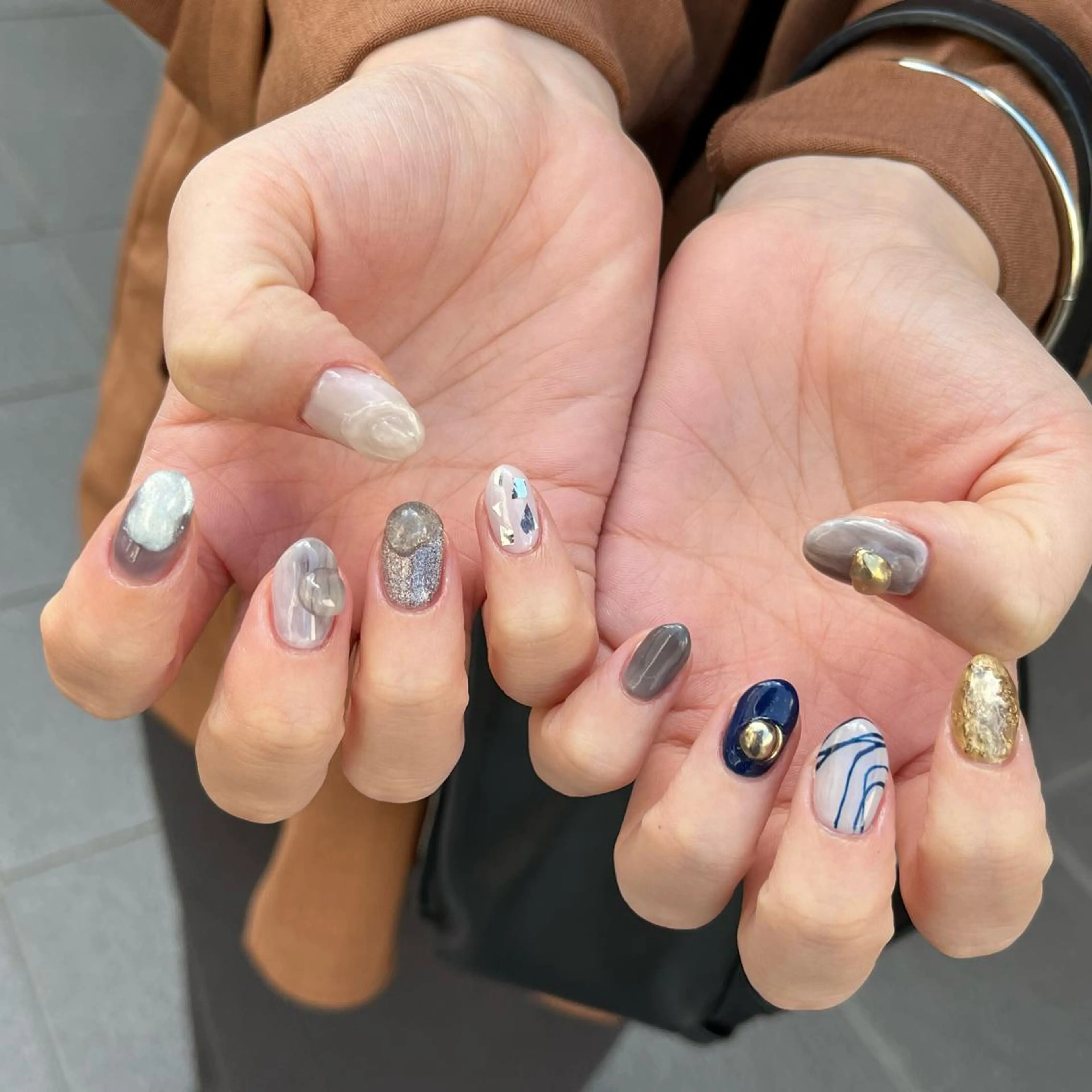 ネイル ハンドネイル ☁️BLITZ 🎀笠原雪音🎀のネイルデザイン