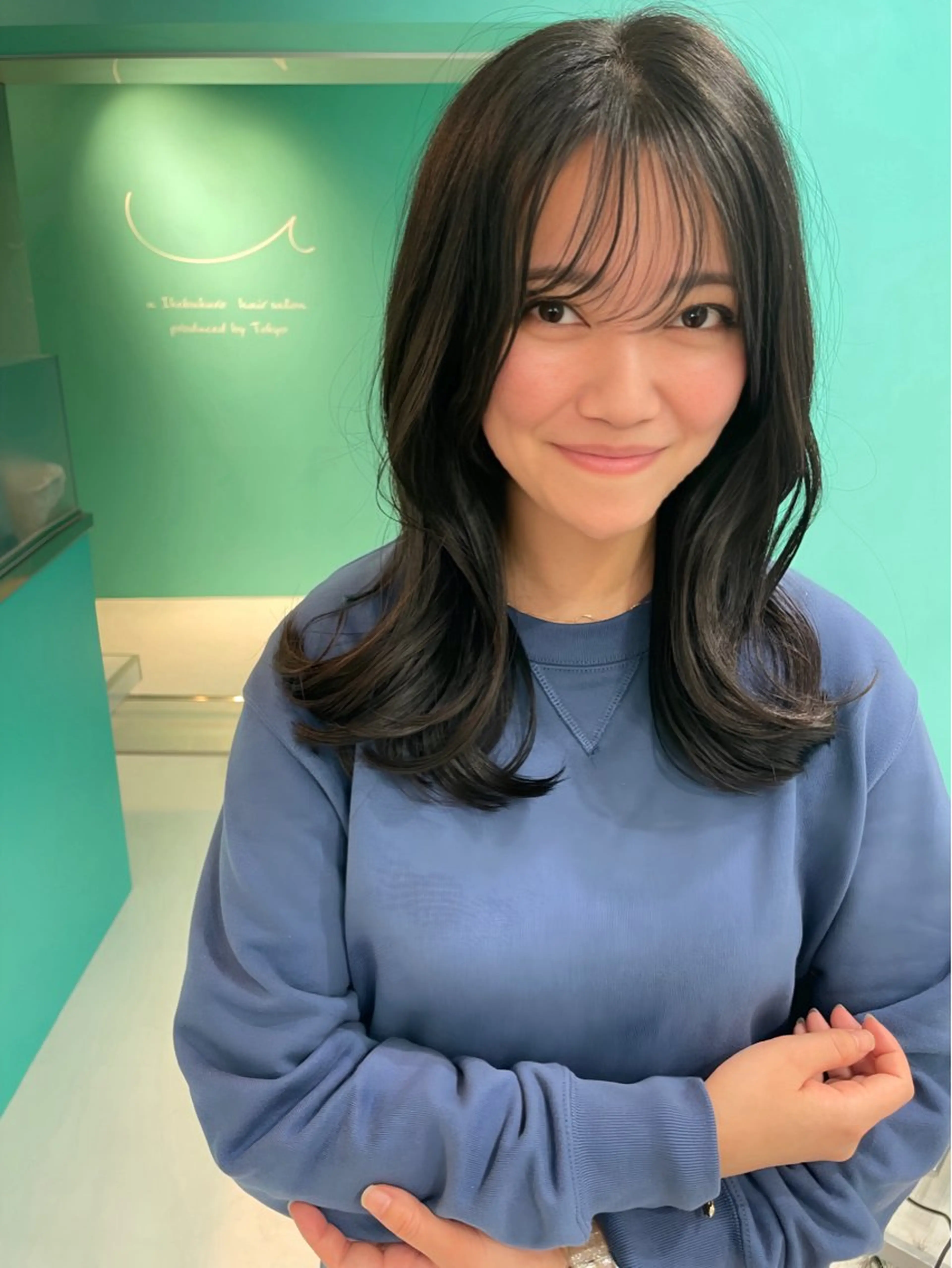 セミロング 💫ダブルカラー💫 池袋西口・泡渕✂️のヘアスタイル