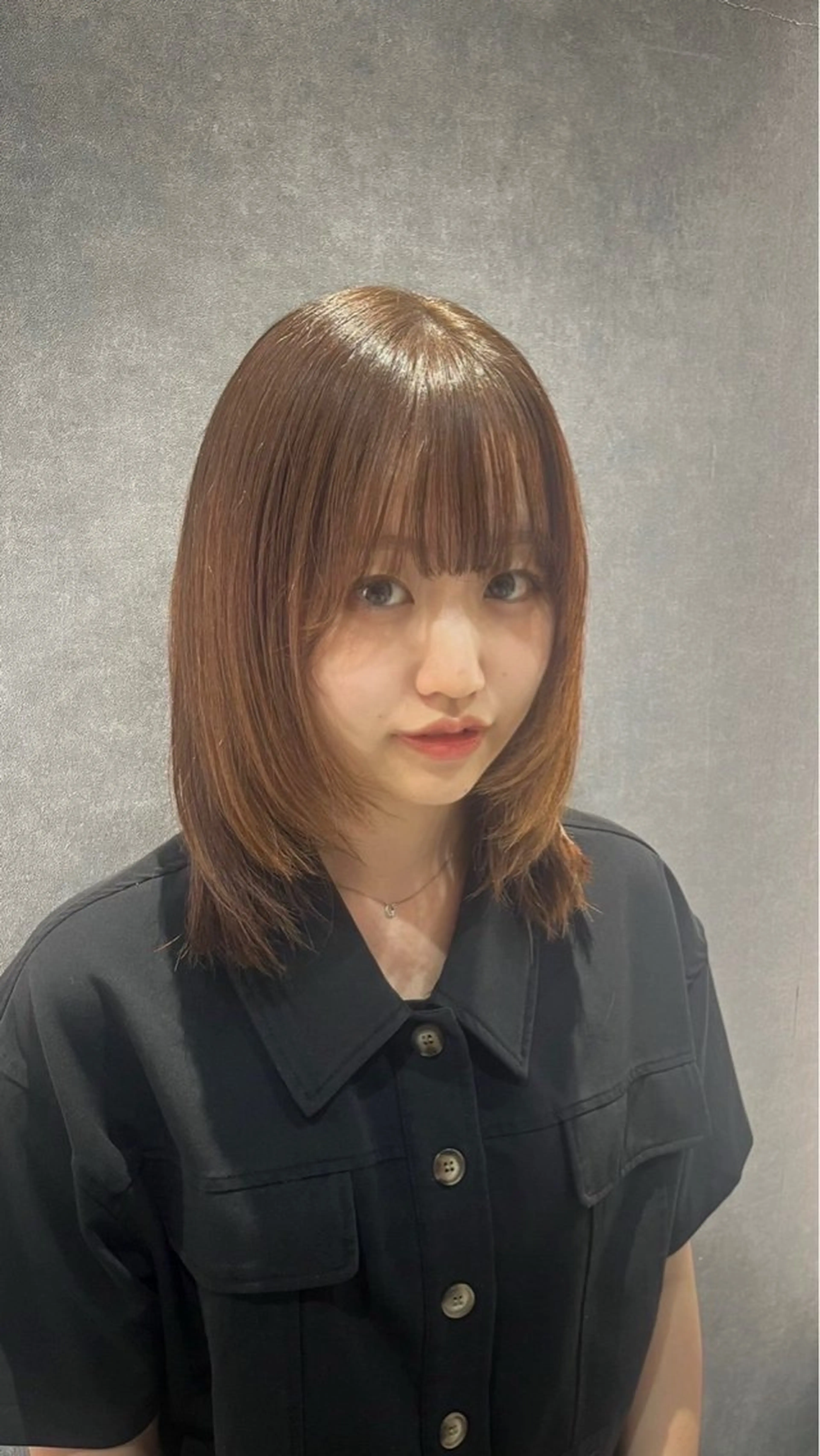 ミディアム 顔周りカット レイヤーカット 🎀　miki 🎀のヘアスタイル