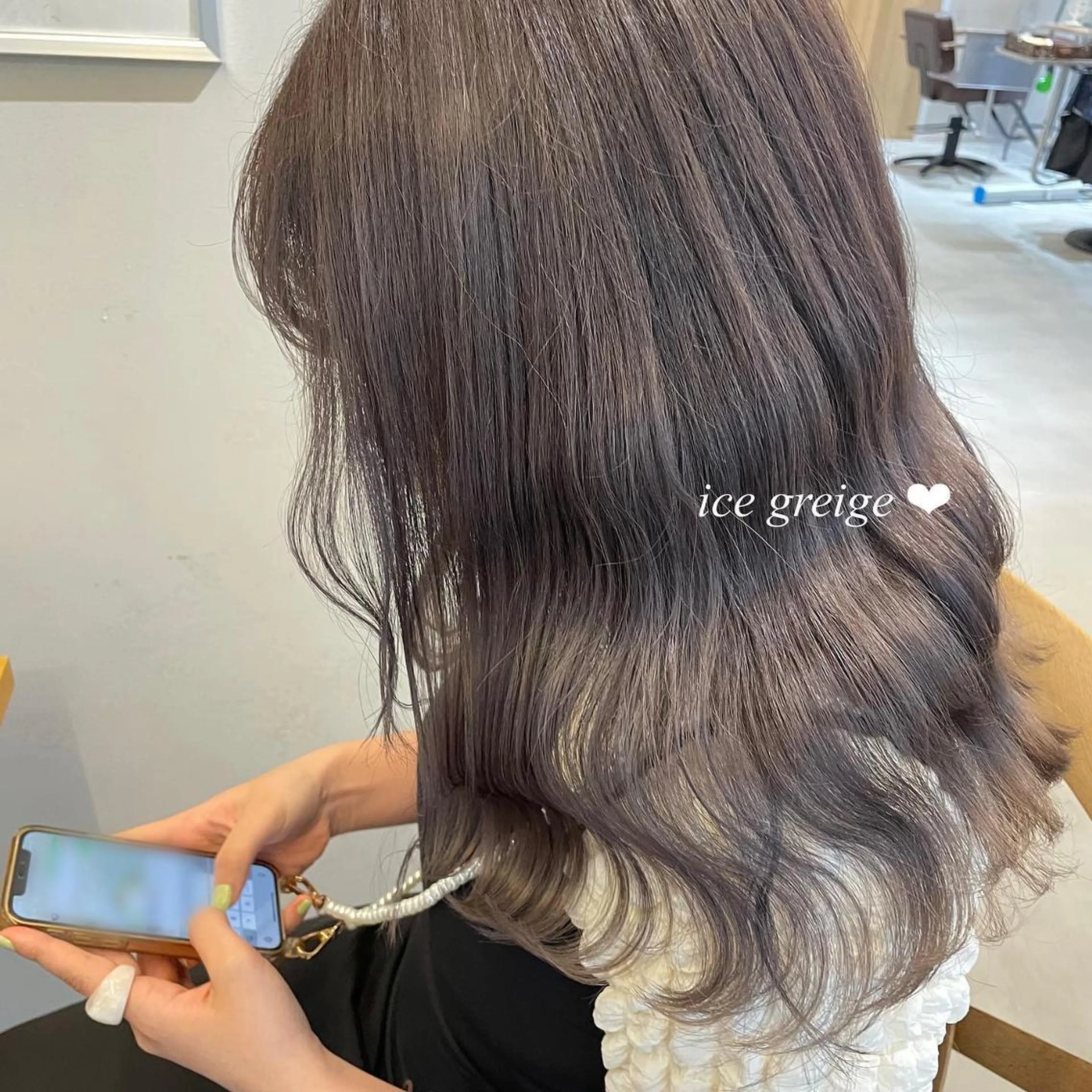 カラー ヘアアレンジ ブリーチ 透明感カラー ブリーチなしカラー 𝙢𝙞𝙮𝙪🎀 girly hairのヘアスタイル