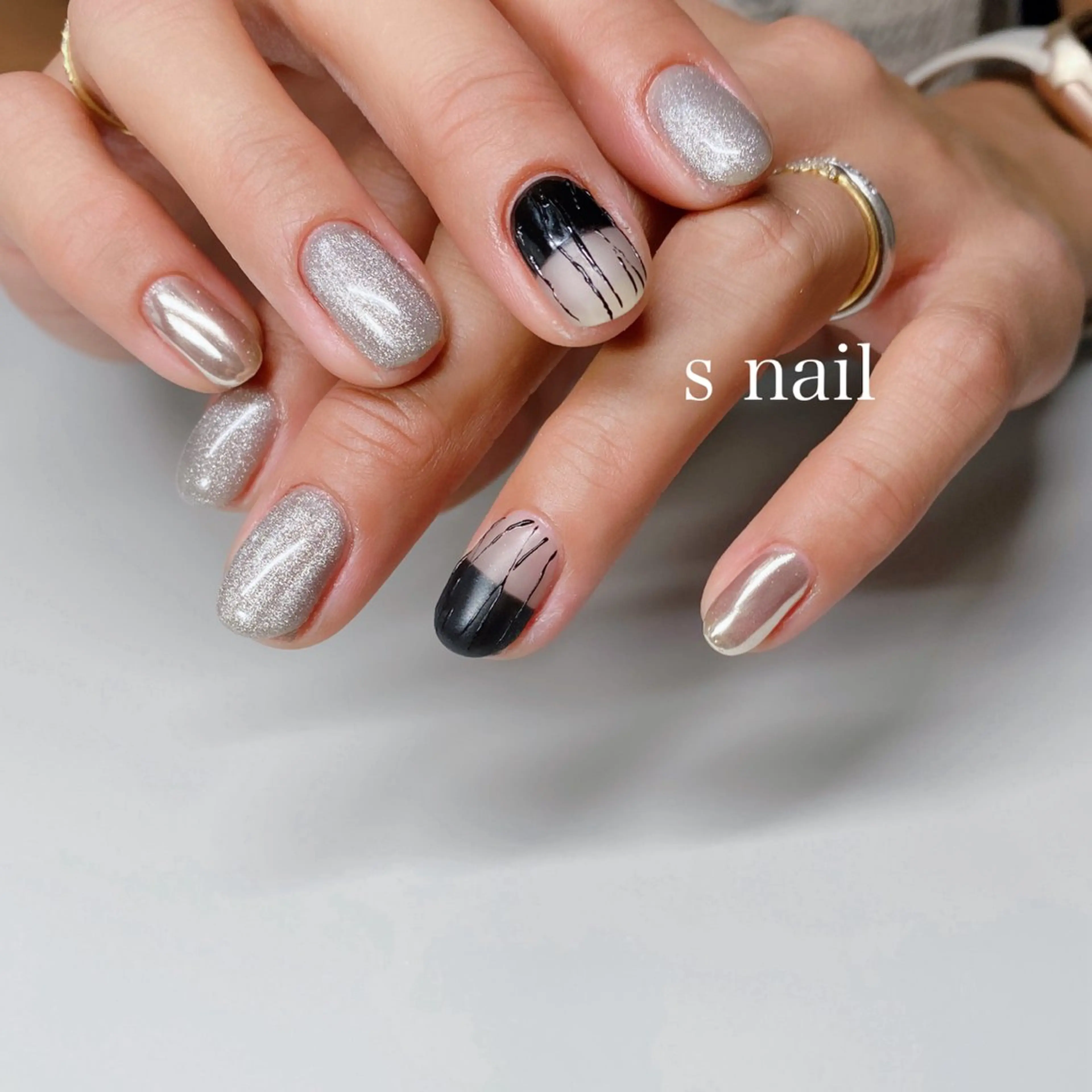 ネイル アートネイル ハンドネイル s nail さとよしみゆきのネイルデザイン