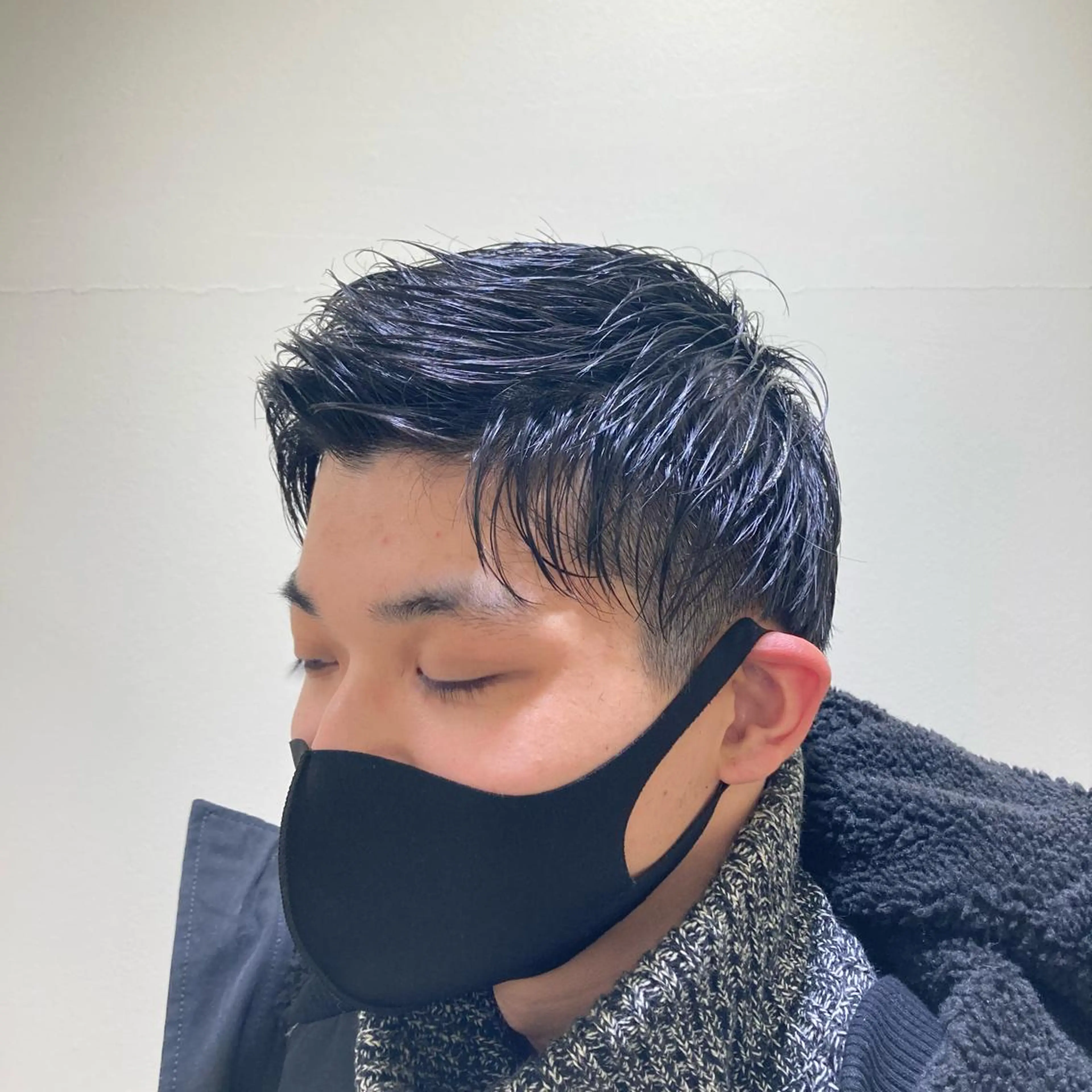 ショート メンズ アップバング メンズ専門💈中島 太一💈のヘアスタイル