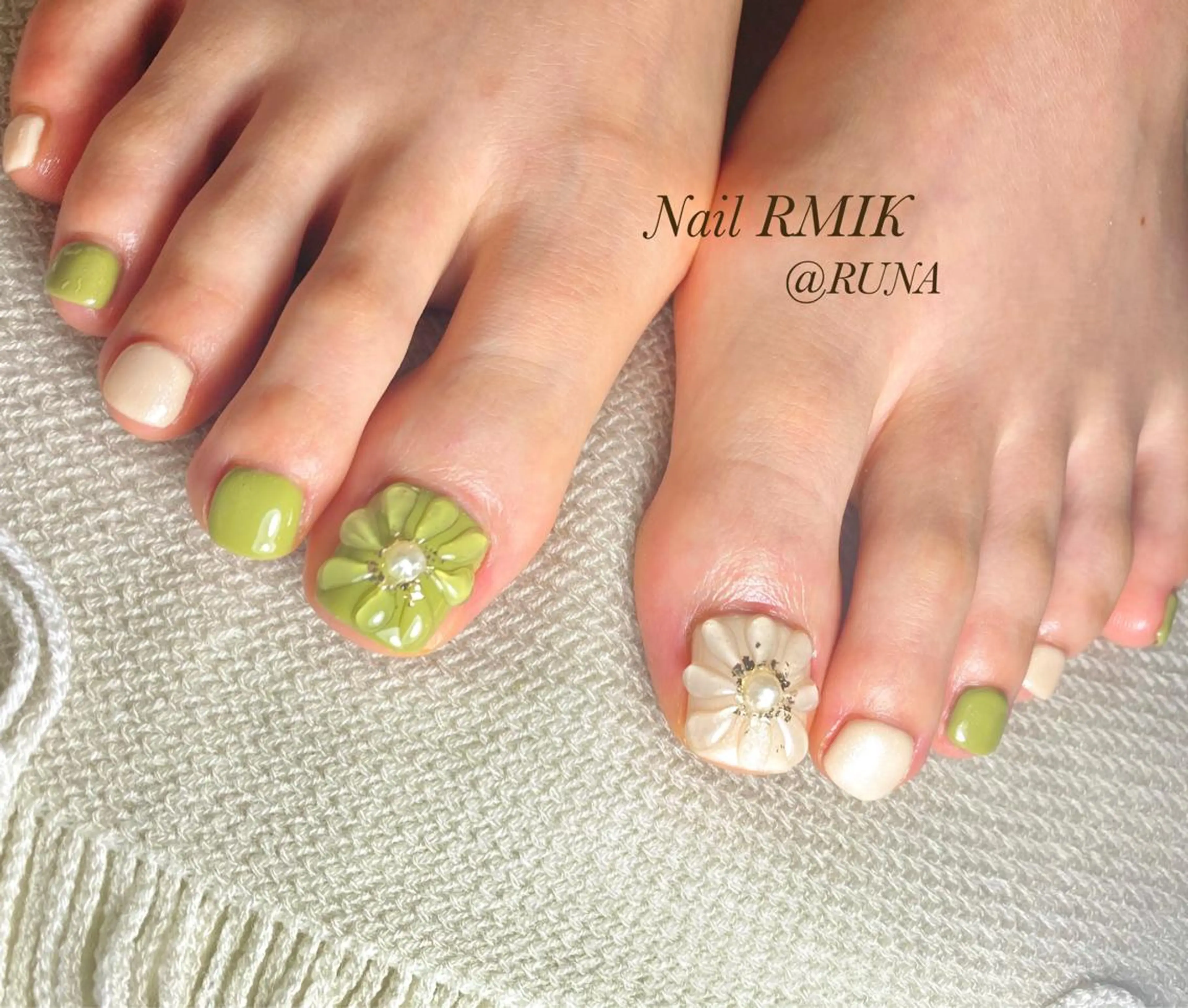 ネイル フットネイル nailsalon RMIKのネイルデザイン