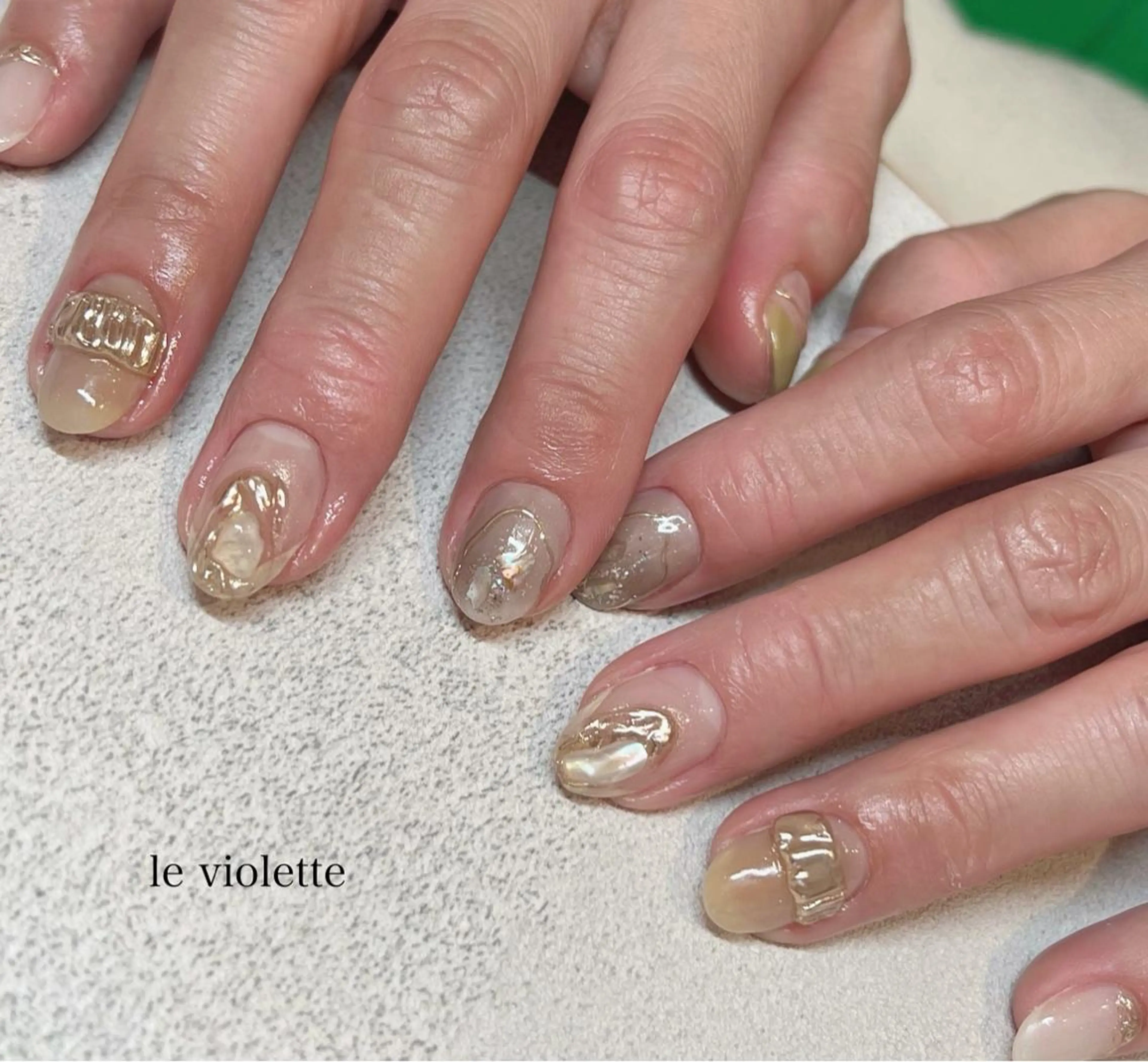 ネイル ハンドネイル le violette所属・le violetteのネイルデザイン